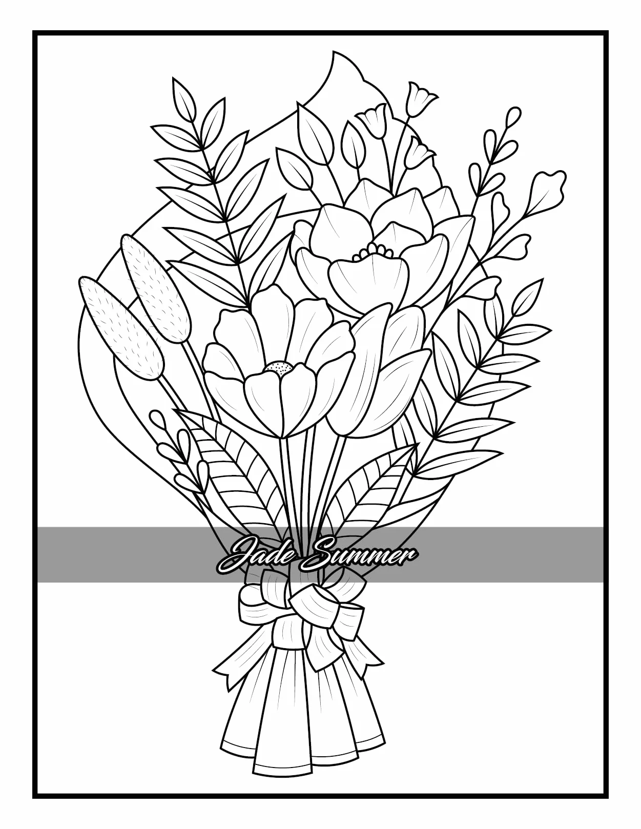 100 Flowers: Adult Coloring Book with Bouquets, Wreaths, Swirls, Patterns, Decorations