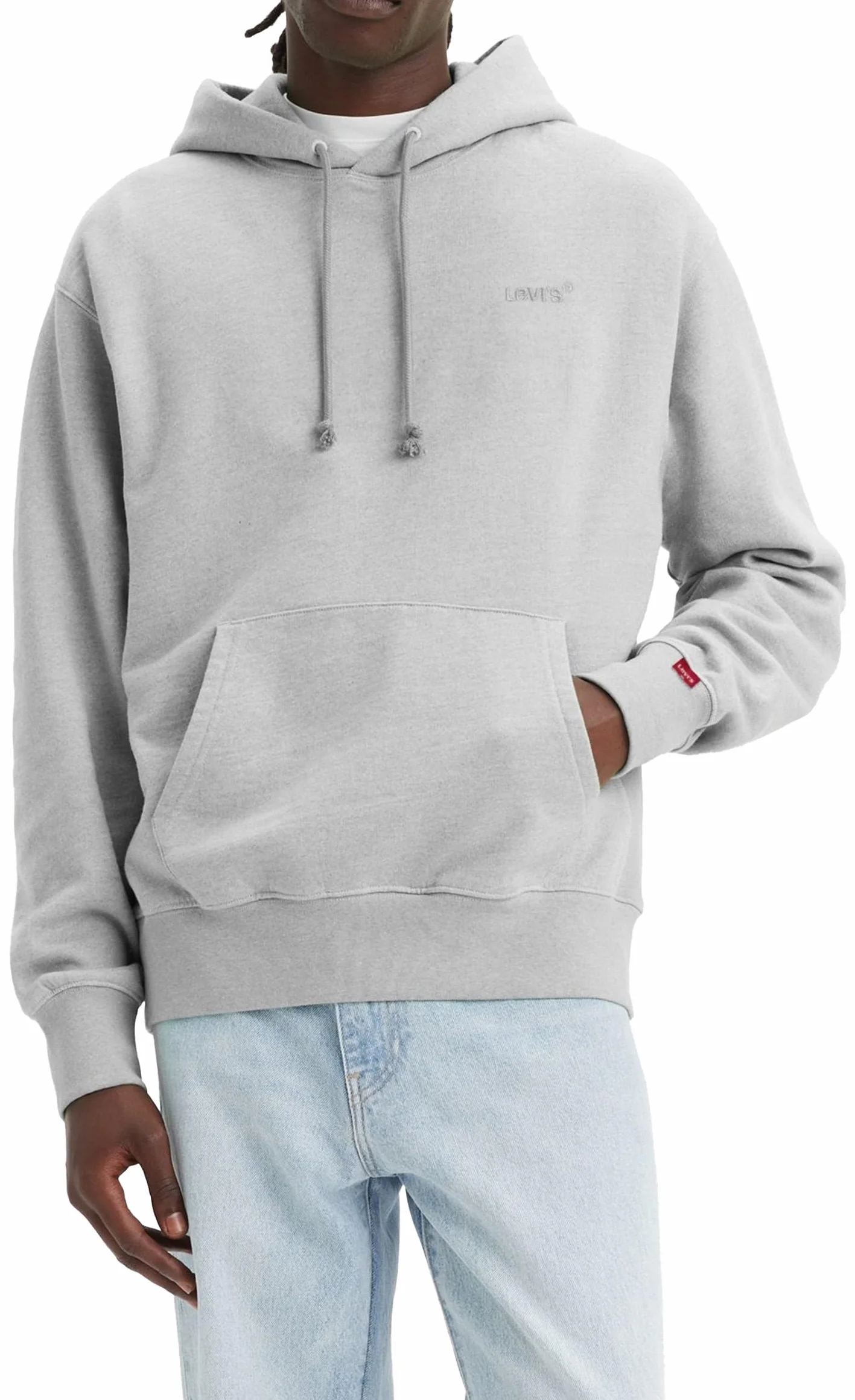 LEVIS A8435-0008 bluzy męskie, Light Gray Htr Bros, XS