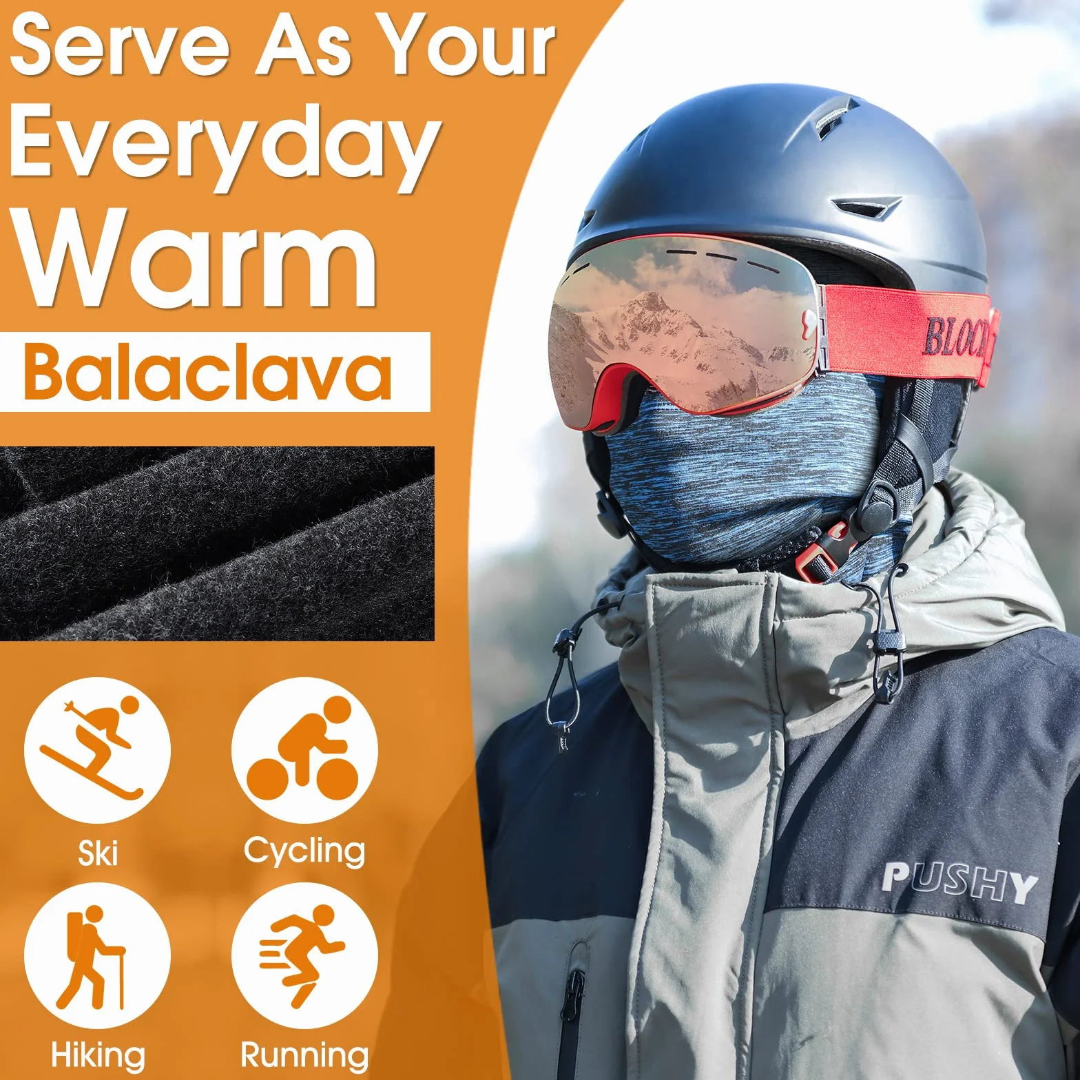 West Biking Kominiarka na motocykl, zimowa maska na twarz, maska narciarska, wiatroszczelna, oddychająca, ciepła maska na rower, dla mężczyzn i kobiet, termiczna kominiarka, kominiarka motocyklowa