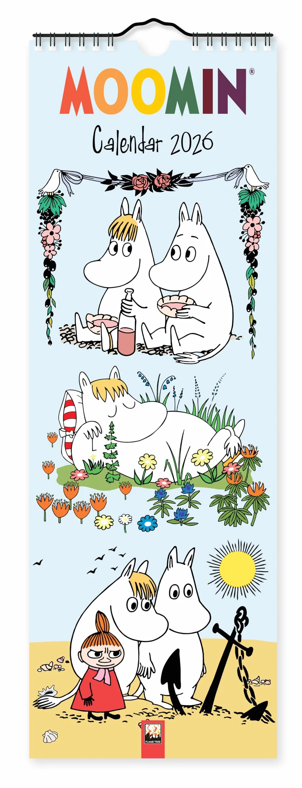 Moomin Slim Calendar 2026 (Art Calendar)