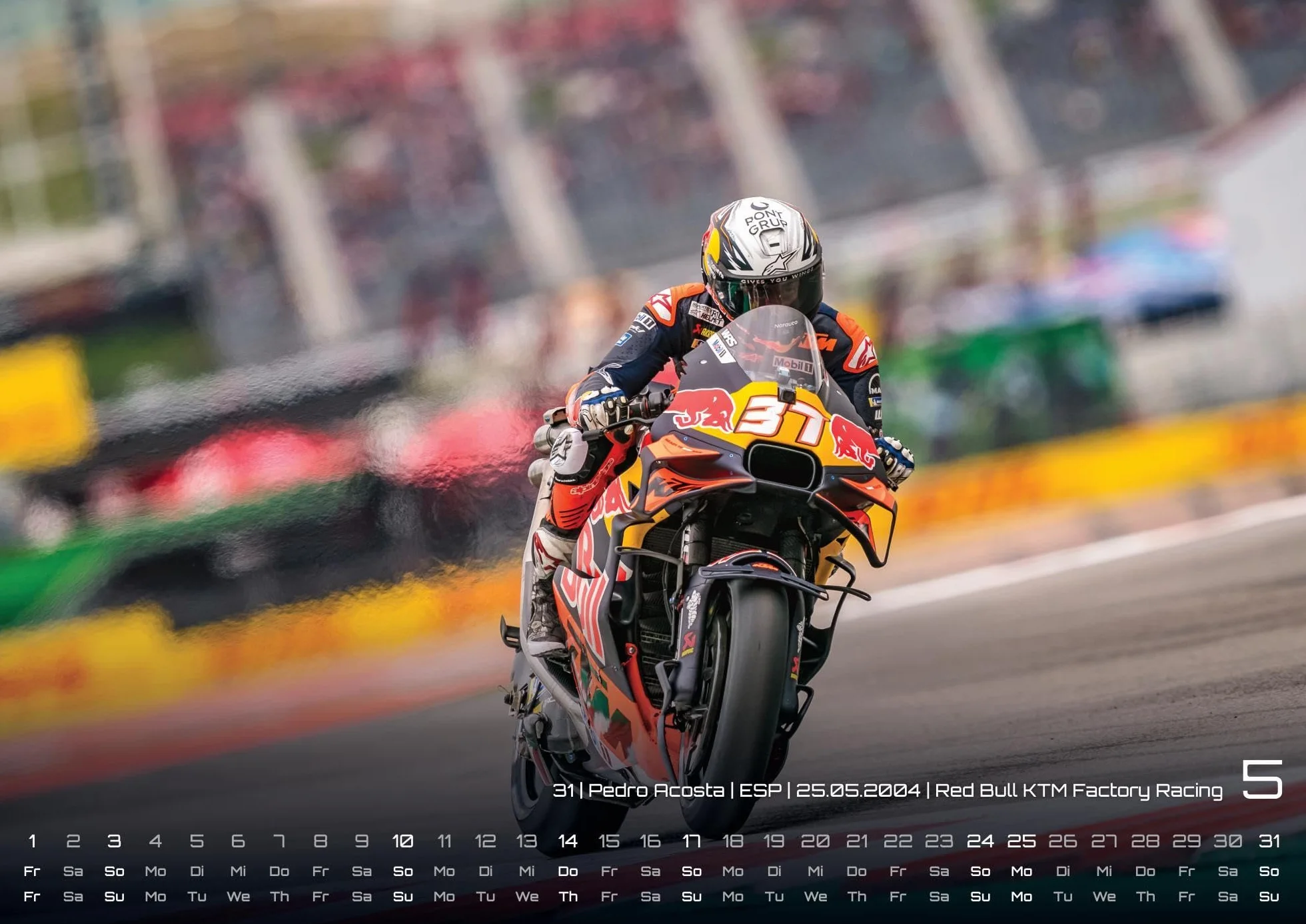 Motorrad Grand Prix 2026 - Kalender | MotoGP DIN A3: Der Wandkalender für alle Zweirad-Verrückten und Fans der MotoGP für das Jahr 2026 im Format DIN A3 (ca. 42 x 30 cm)!