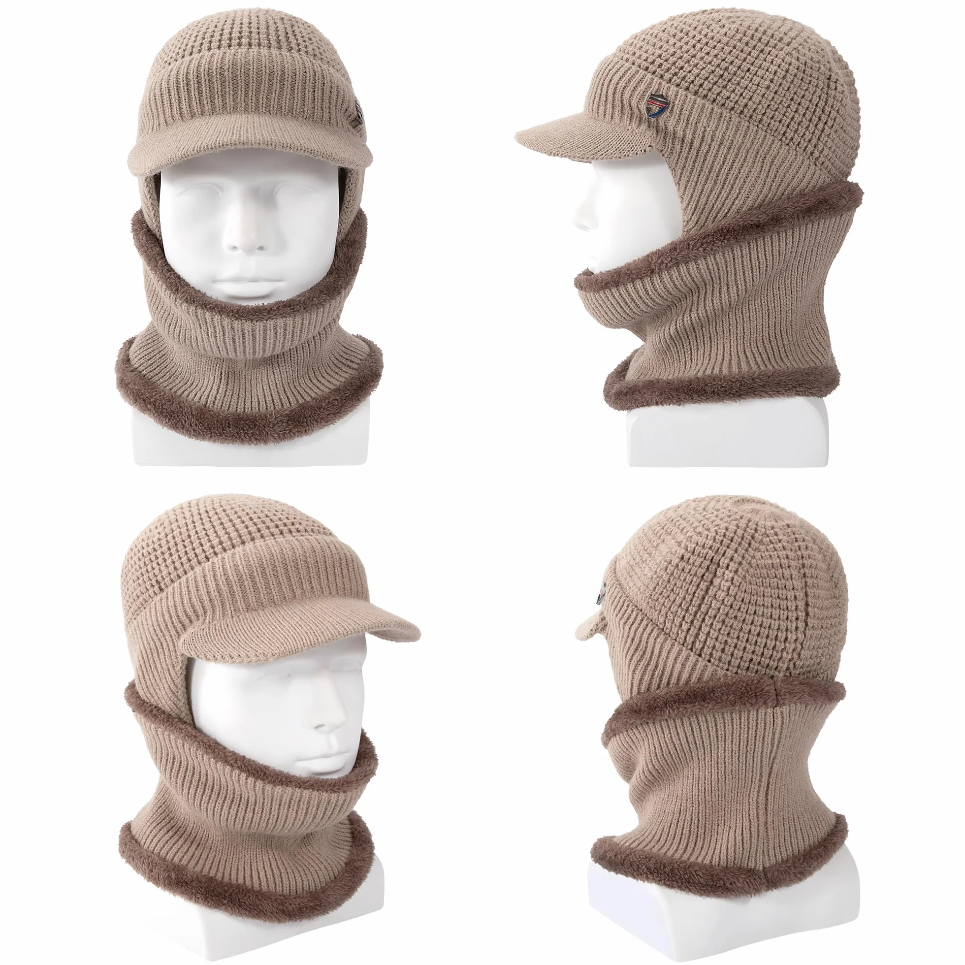 Ciepła kominiarka polarowa Balaclava wiatroszczelna maska narciarska, kominiarka zimowa, unisex, dla mężczyzn, do uprawiania sportów na świeżym powietrzu