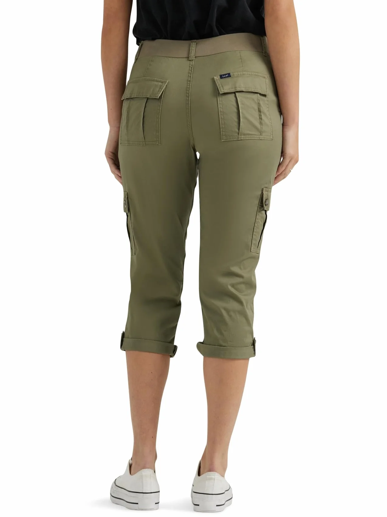 Lee Damskie spodnie Capri Ultra Lux Comfort With Flex-to-Go Cargo Capri, 44
