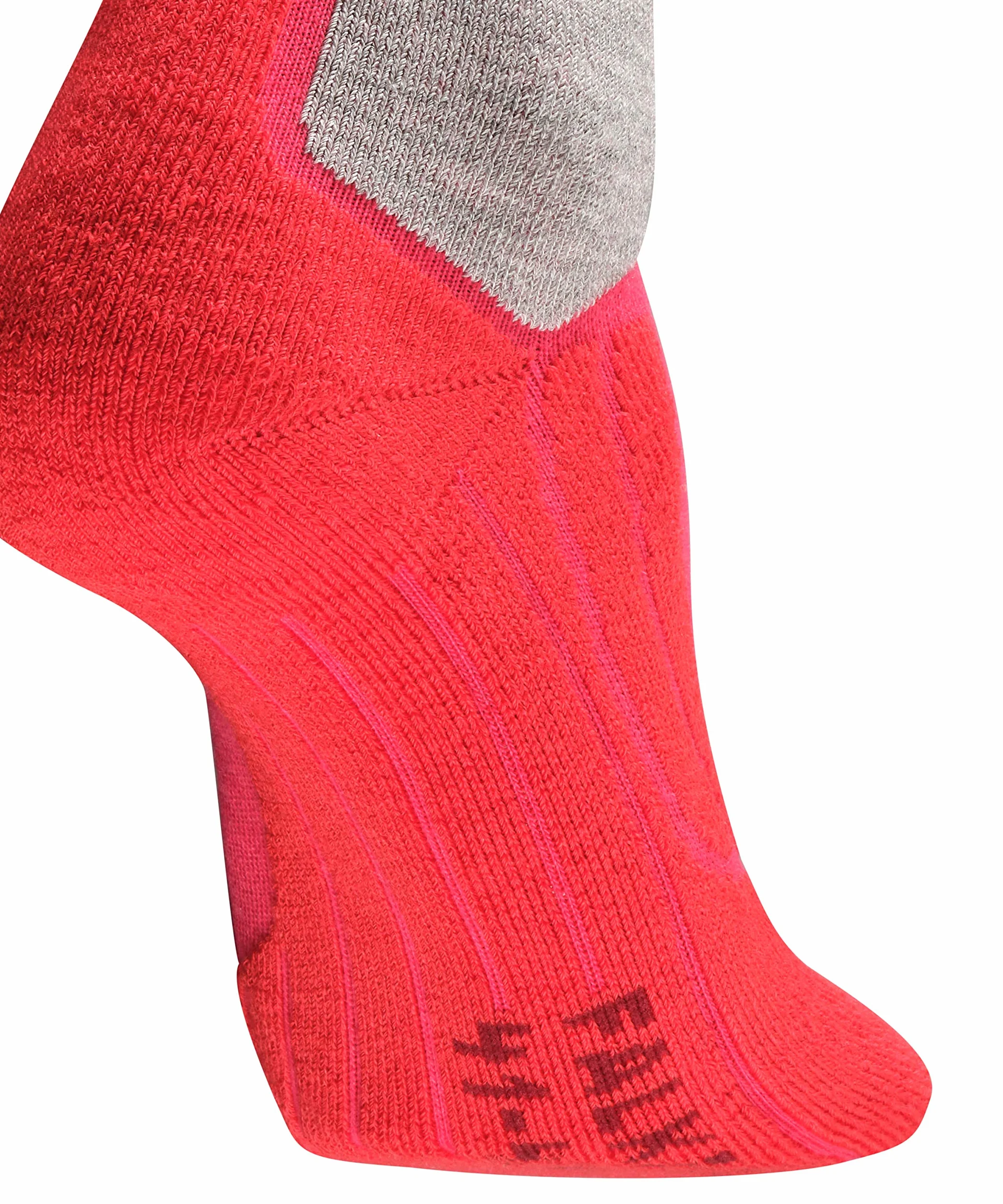 FALKE Kobiety Skarpety narciarskie SK2 Intermediate W Kh Wełna ciepłe grube 1 Para, Czerwony Rose 8680, 39-40