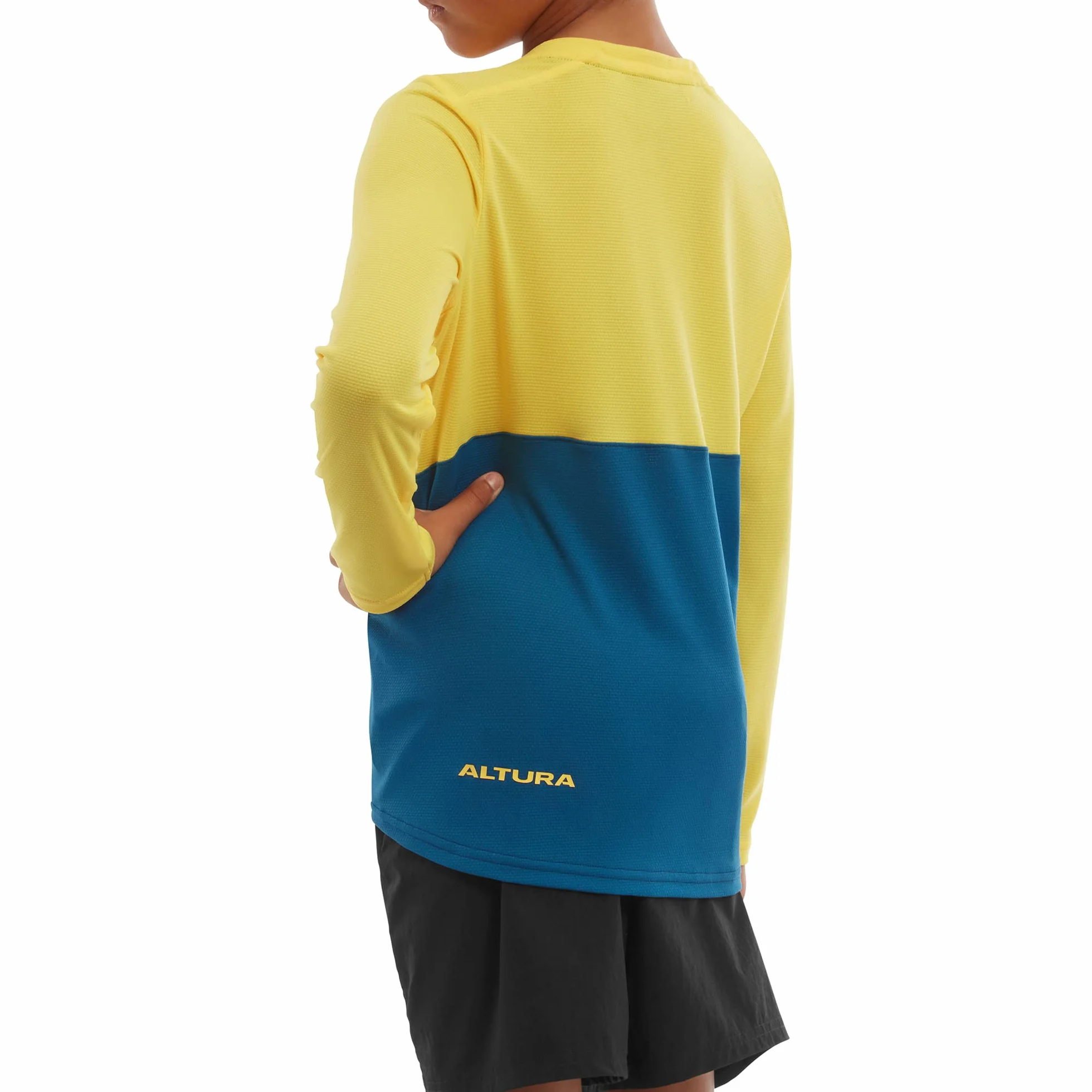 Altura Spark L/weight Jersey - żółty/niebieski - 7-8