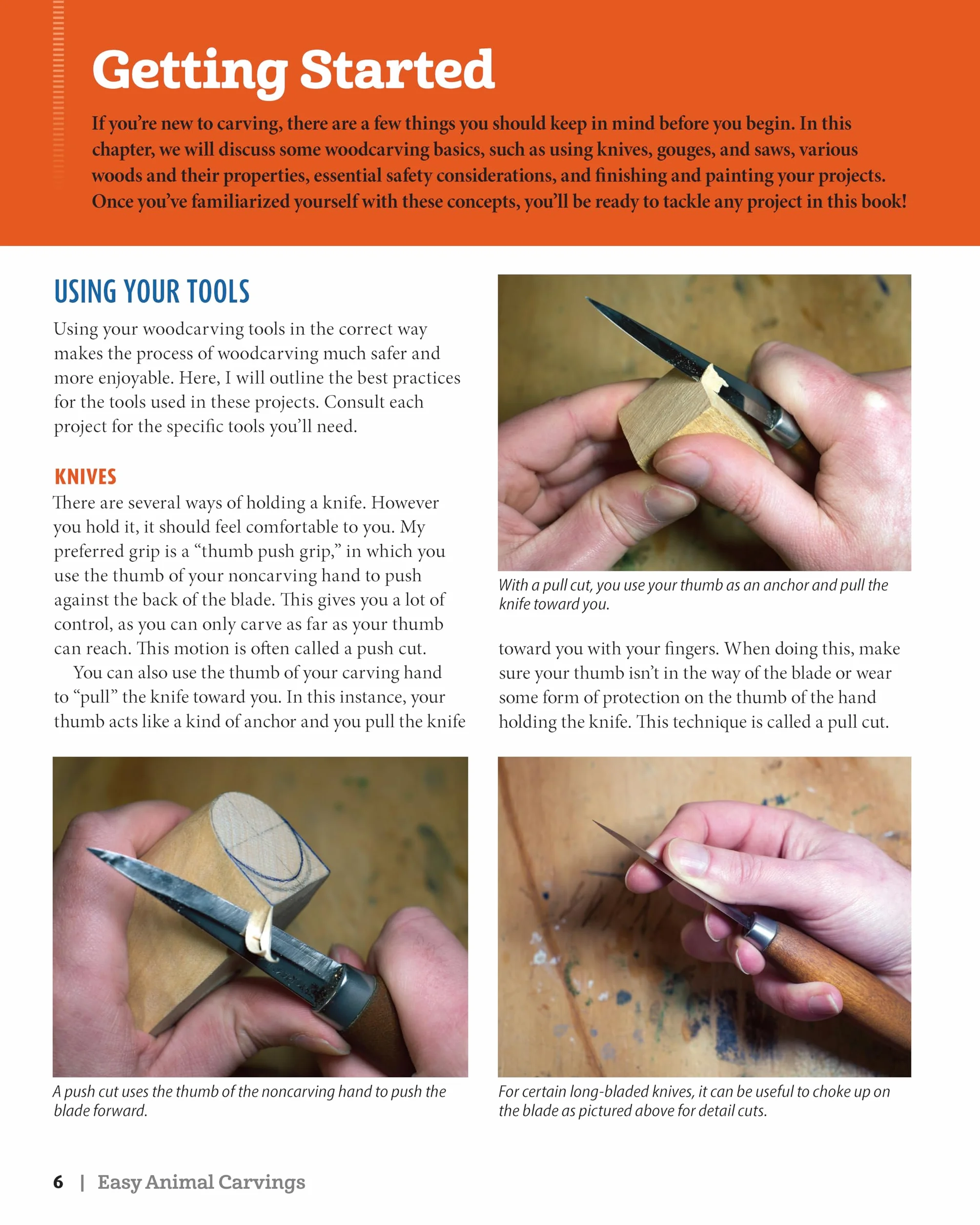 Easy Animal Carvings: Simple, Stylized, Step-By-Step Wolves, Whales, Birds, Bears, and More