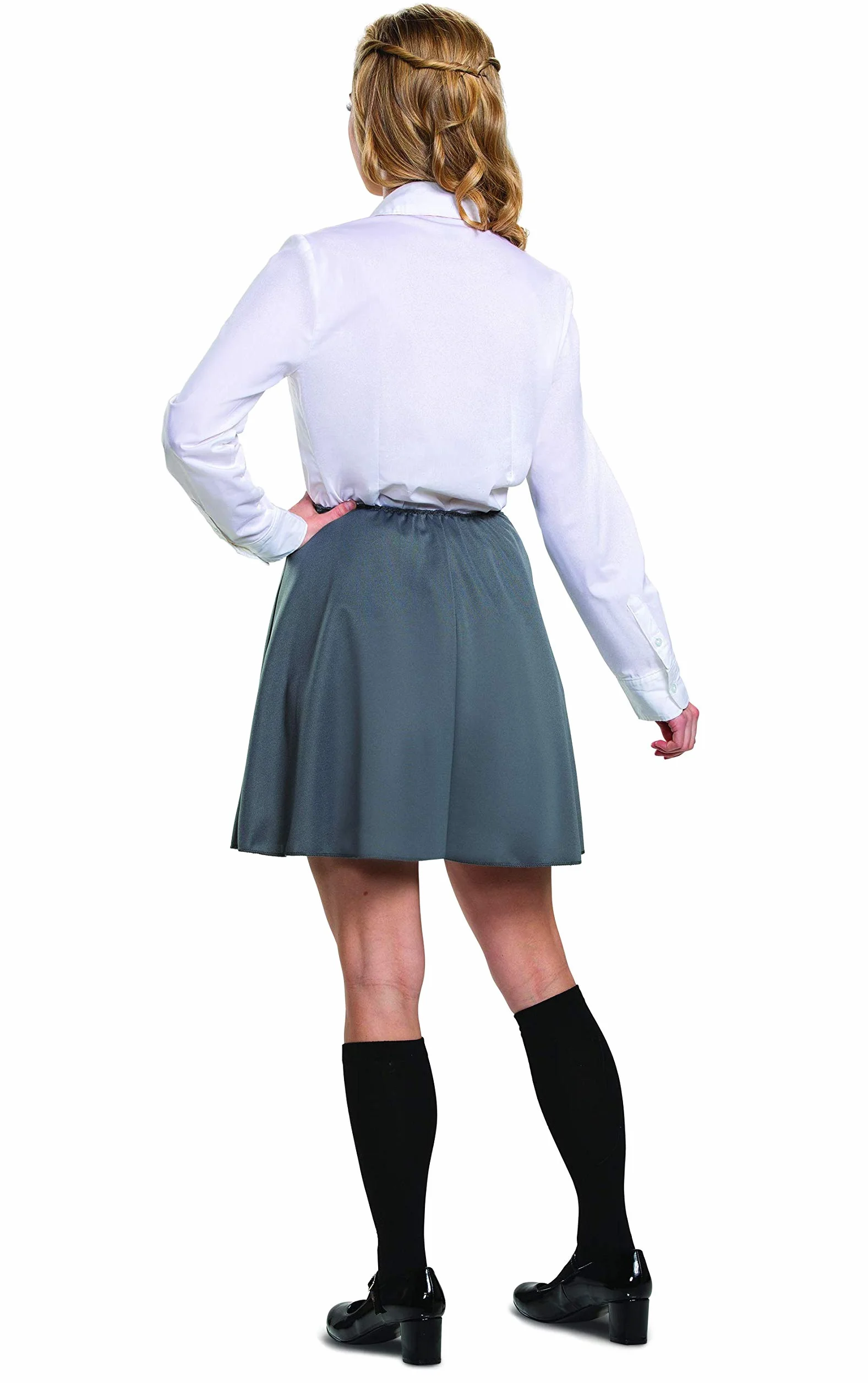 Disguise Women's Harry Potter Gryffindor Skirt Adult, Gray & Gold, Large (12-14)