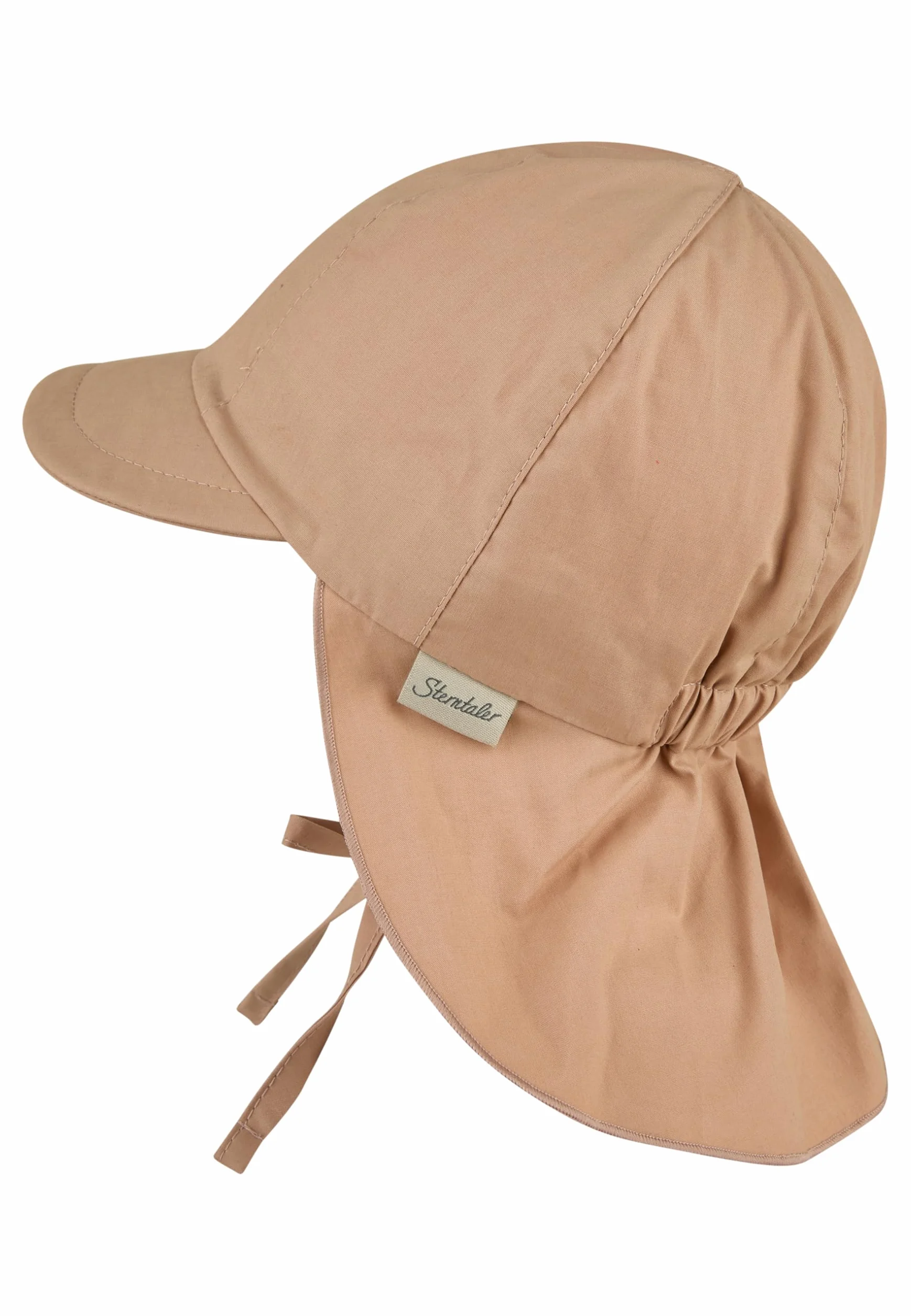 Sterntaler Schirmmütze Nackens. Proste, przeciwsłoneczne, brązowe, 43 unisex dziecko