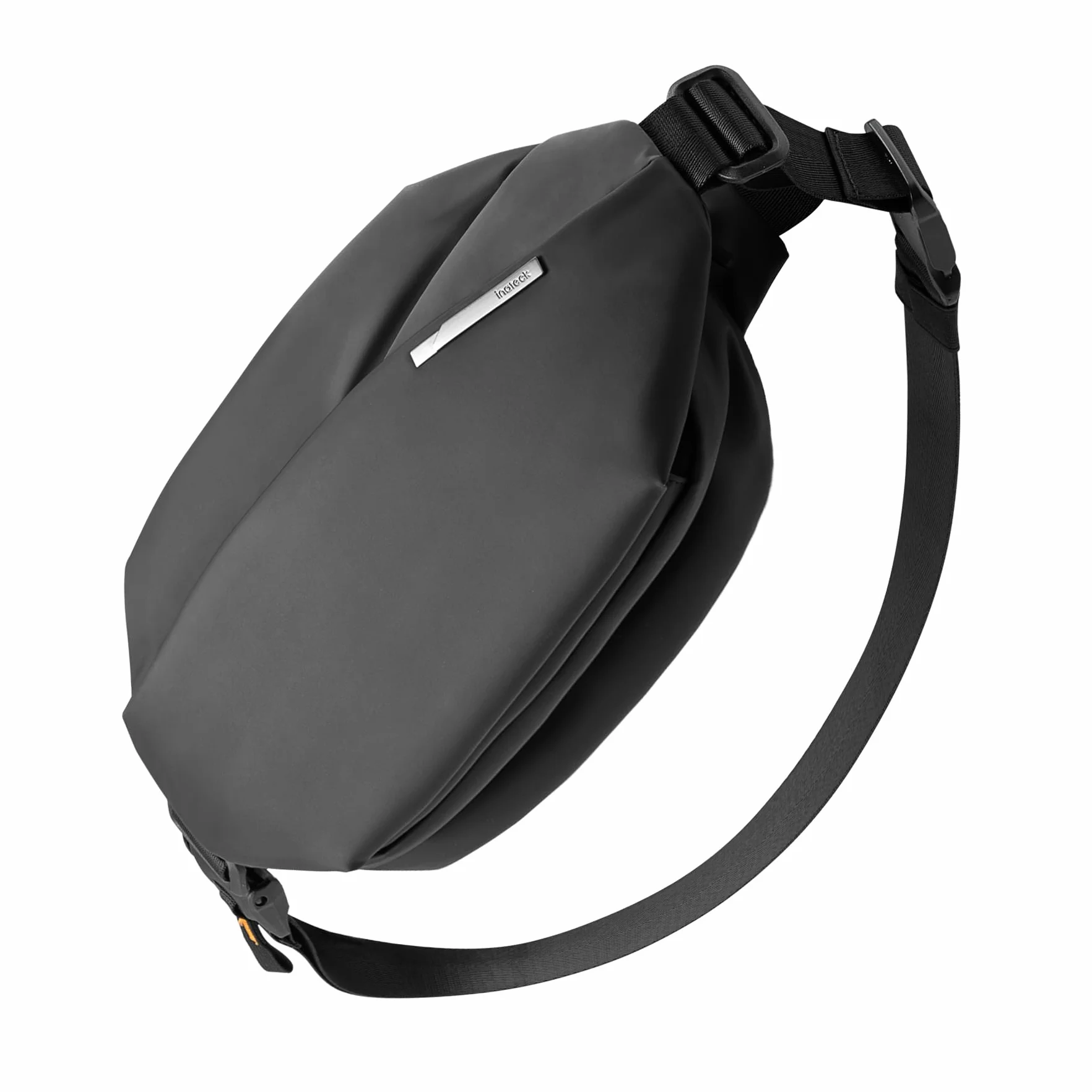 Inateck Sling Bag X, kompaktowa torba na klatkę piersiową dla mężczyzn i kobiet, wodoszczelna torba na brzuch, torba na ramię, na co dzień, w podróży, na wędrówki, czarny, 3L, casual
