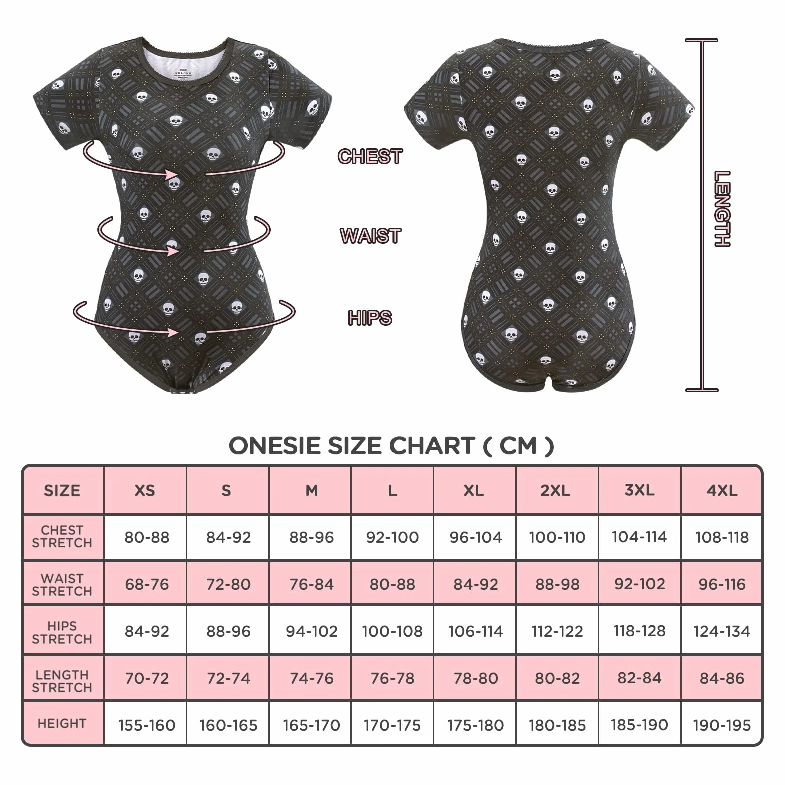 LittleForBig Bawełniany śpioszki Onesie Piżama Bodysuit- Baby Kokardki Bodysuit