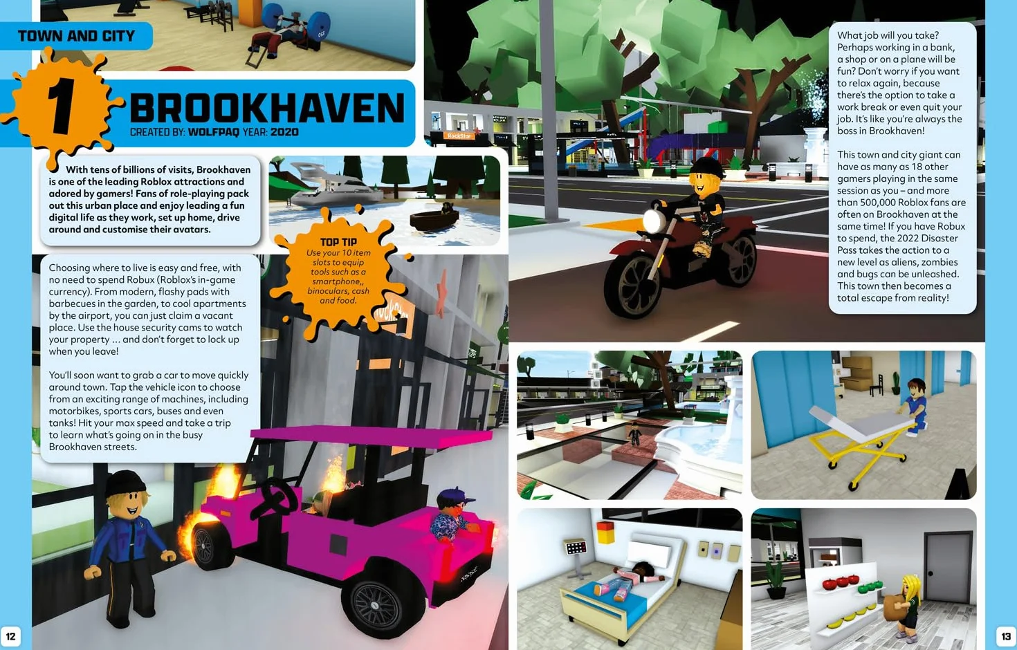 100% Unofficial Roblox Top 100 Games: The ultimate guide to the 100 best games in Roblox in 2024. Full of tips, reviews and illustrations, this is a perfect gift for gamers and kids
