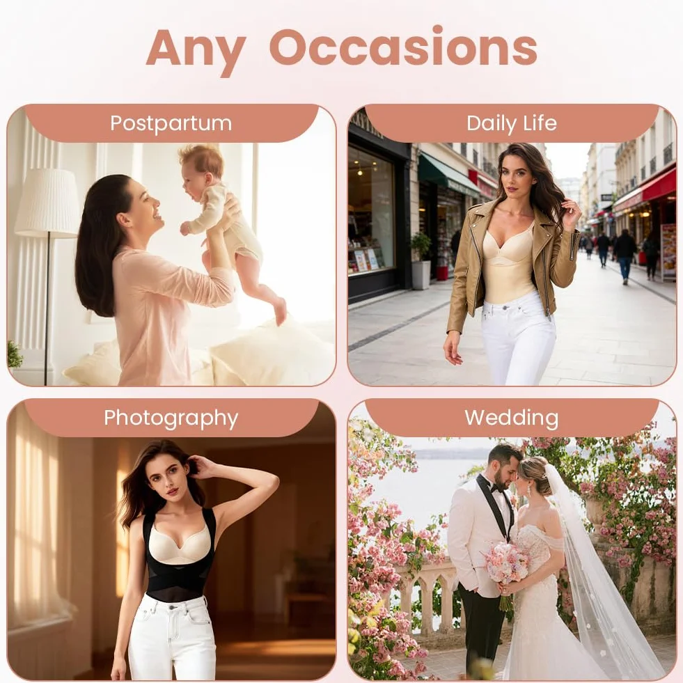 DiULi Damskie body modelujące brzuch, płaskie, modelujące ciało, dekolt w kształcie litery U, biustonosz podtrzymujący klatkę piersiową, oddychająca siateczka, opaska na głowę, wyszczuplający