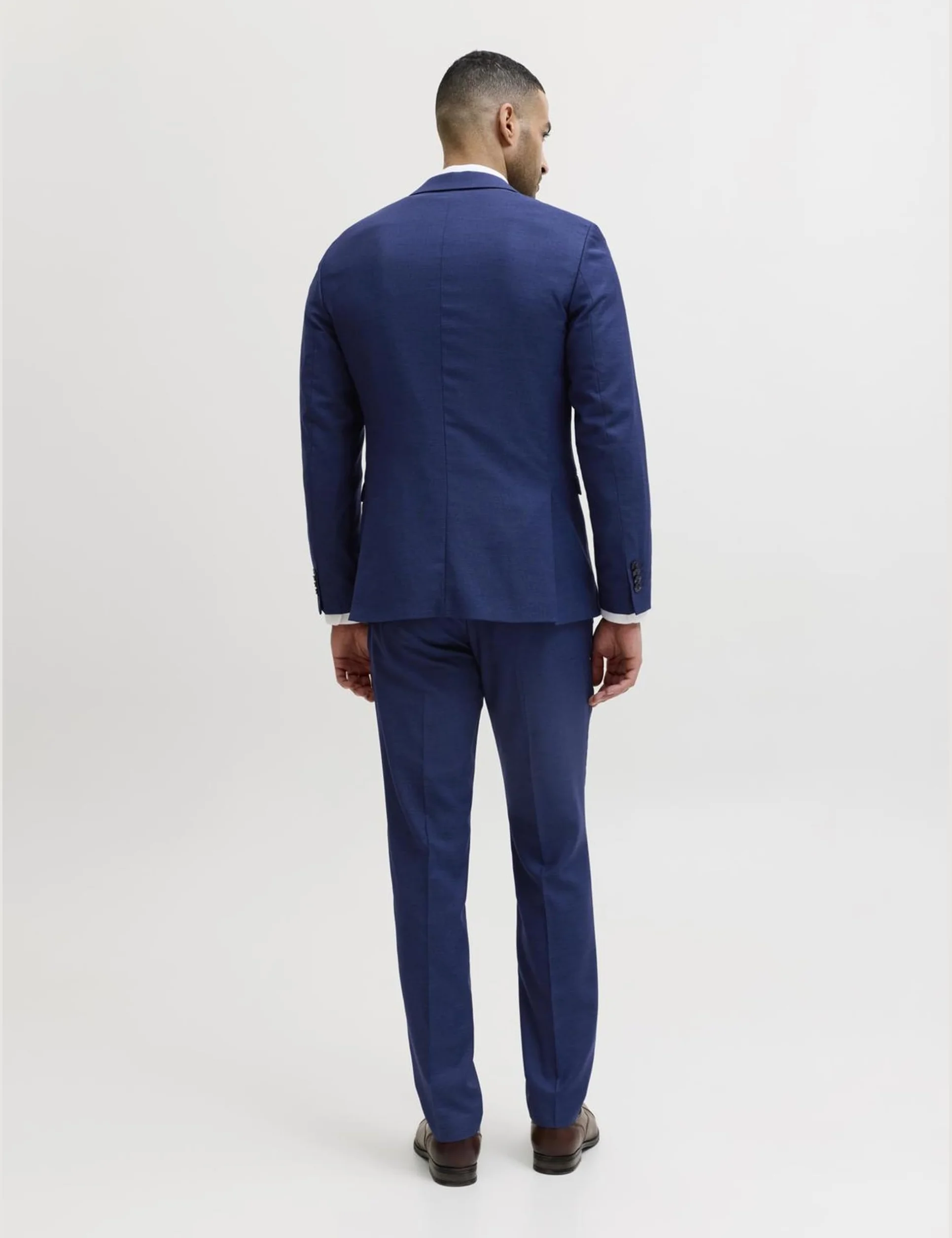 JACK & JONES Męskie spodnie do garnituru Jprsolaris Trouser Noos, niebieski (Medieval Blue Medieval Blue), 48 PL