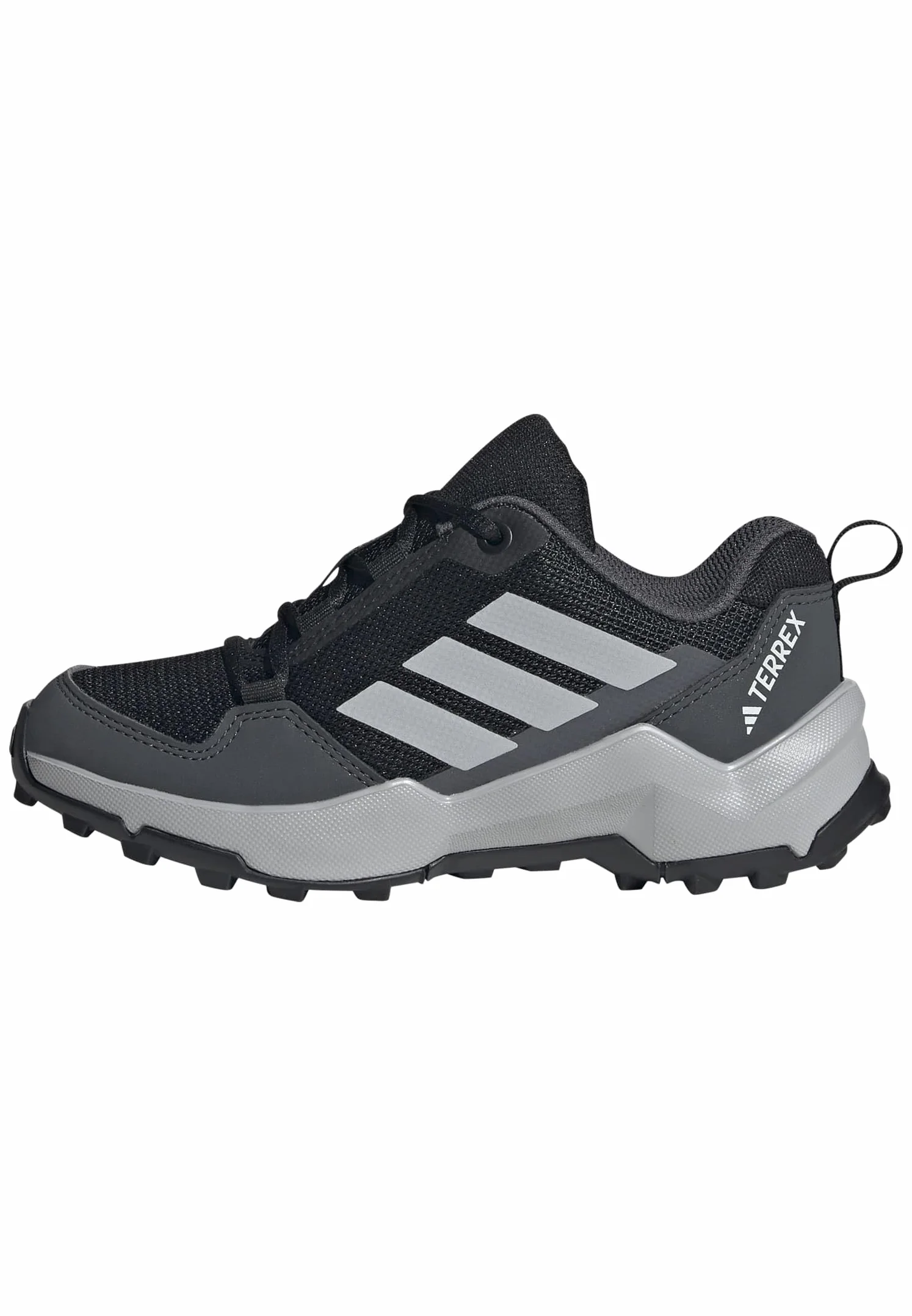 adidas Uniseks - dzieci Terrex Ax4S Hiking Kids Shoes, Core Black/Grey Two/Grey Six, 33.5 EU