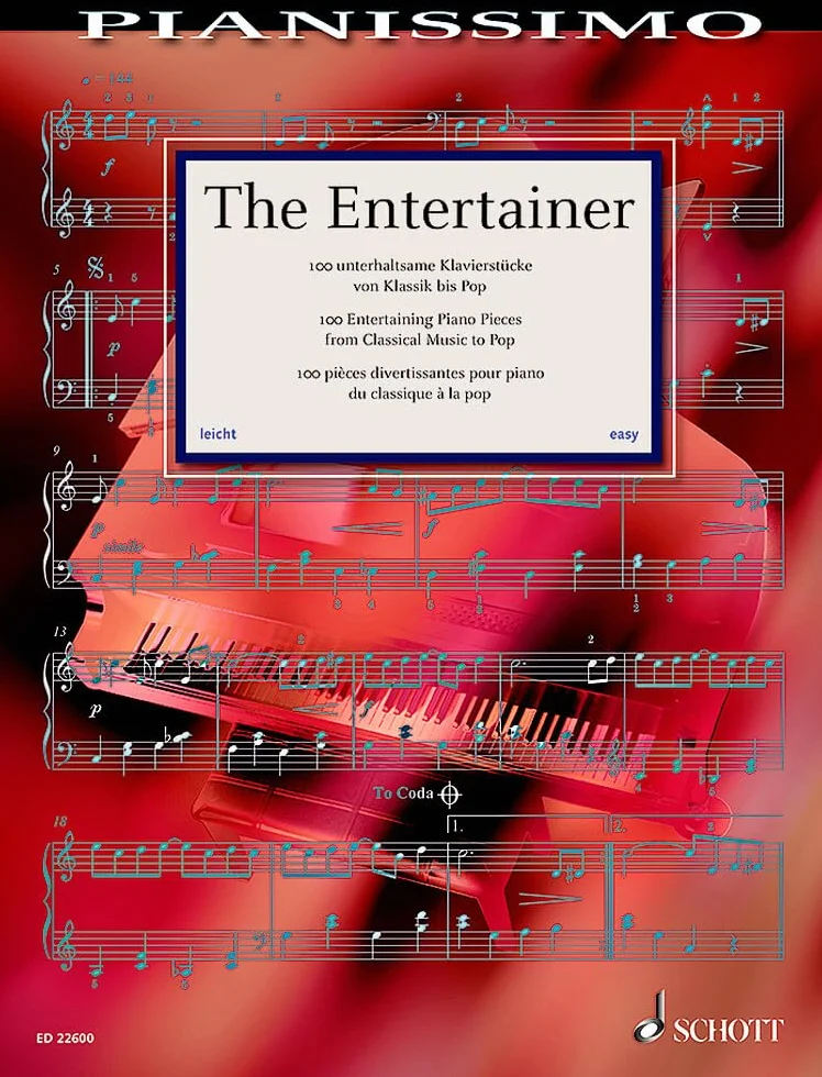 The entertainer piano: 100 unterhaltsame Klavierstücke von Klassik bis Pop. Klavier.