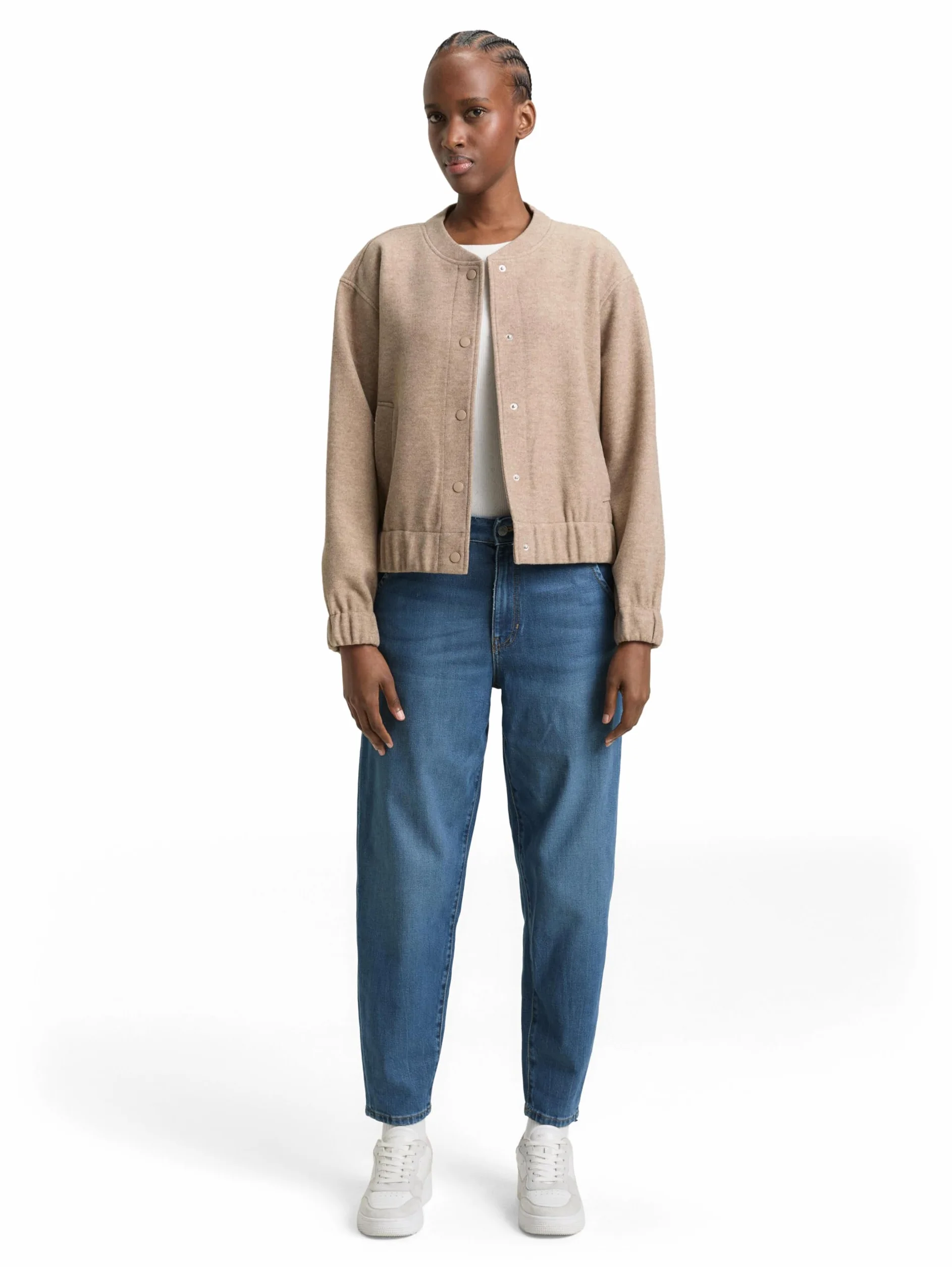 TOM TAILOR Denim Damski Barrel Mom Fit Vintage dżinsy