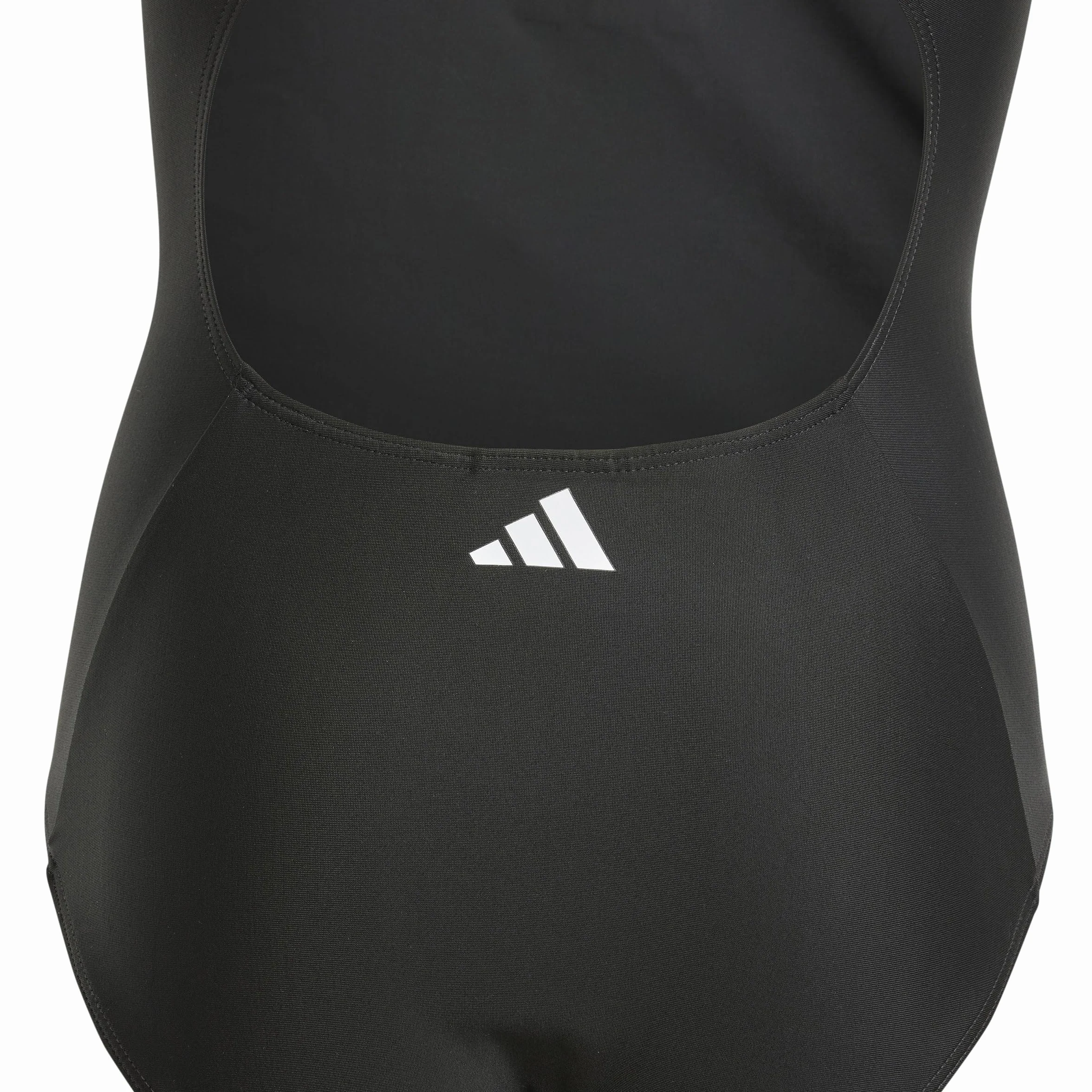 adidas Dziewczynki 3-Stripes Swimsuit Kids Swimwear, Black/White, 11-12 Years