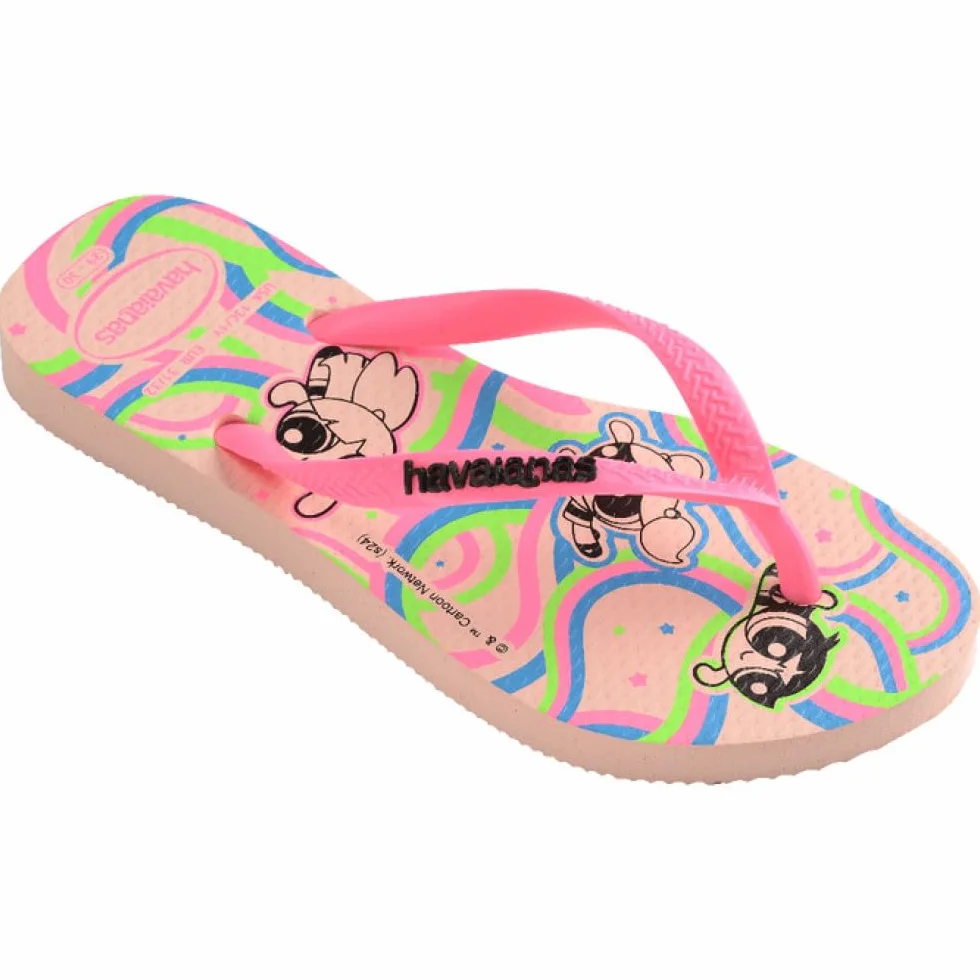 Havaianas Dziewczynki Kids Slim Powerpuff GirlsKlapki