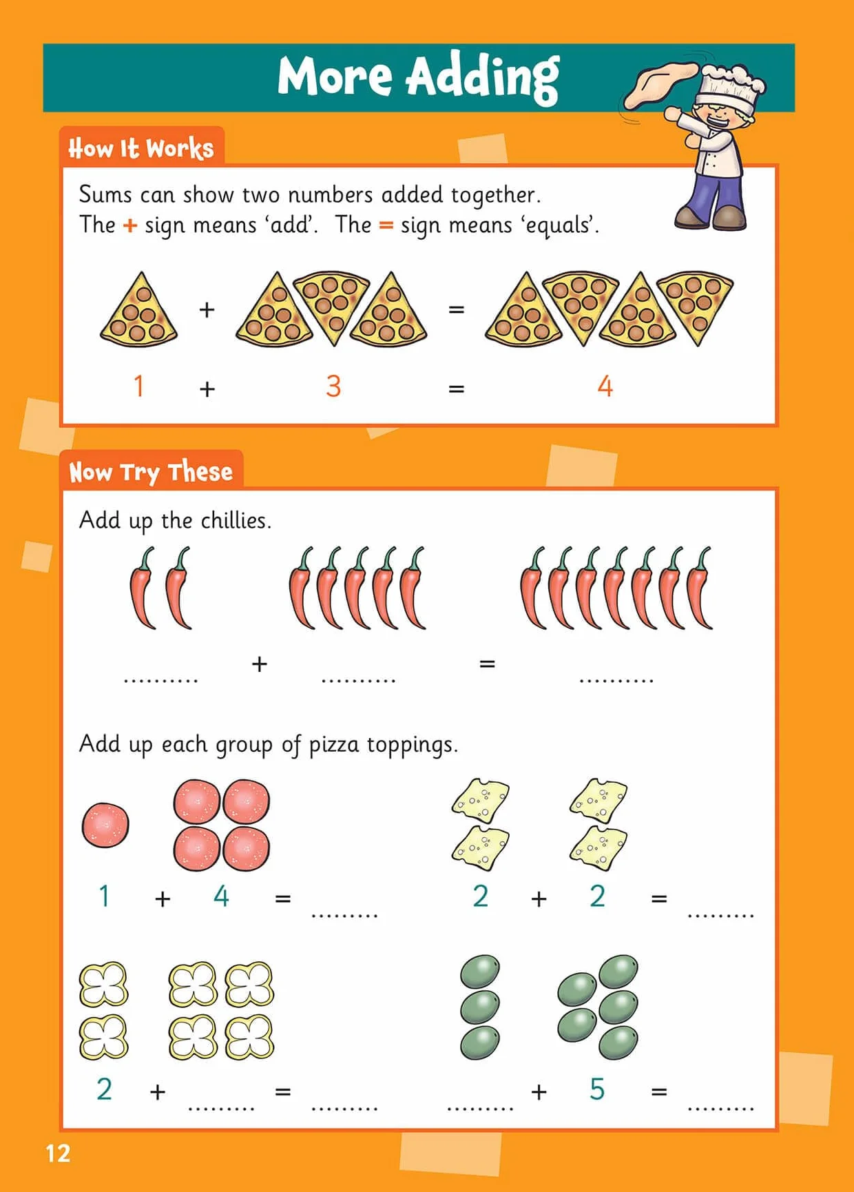 First Sums Activity Book for Ages 4-5 (Reception)