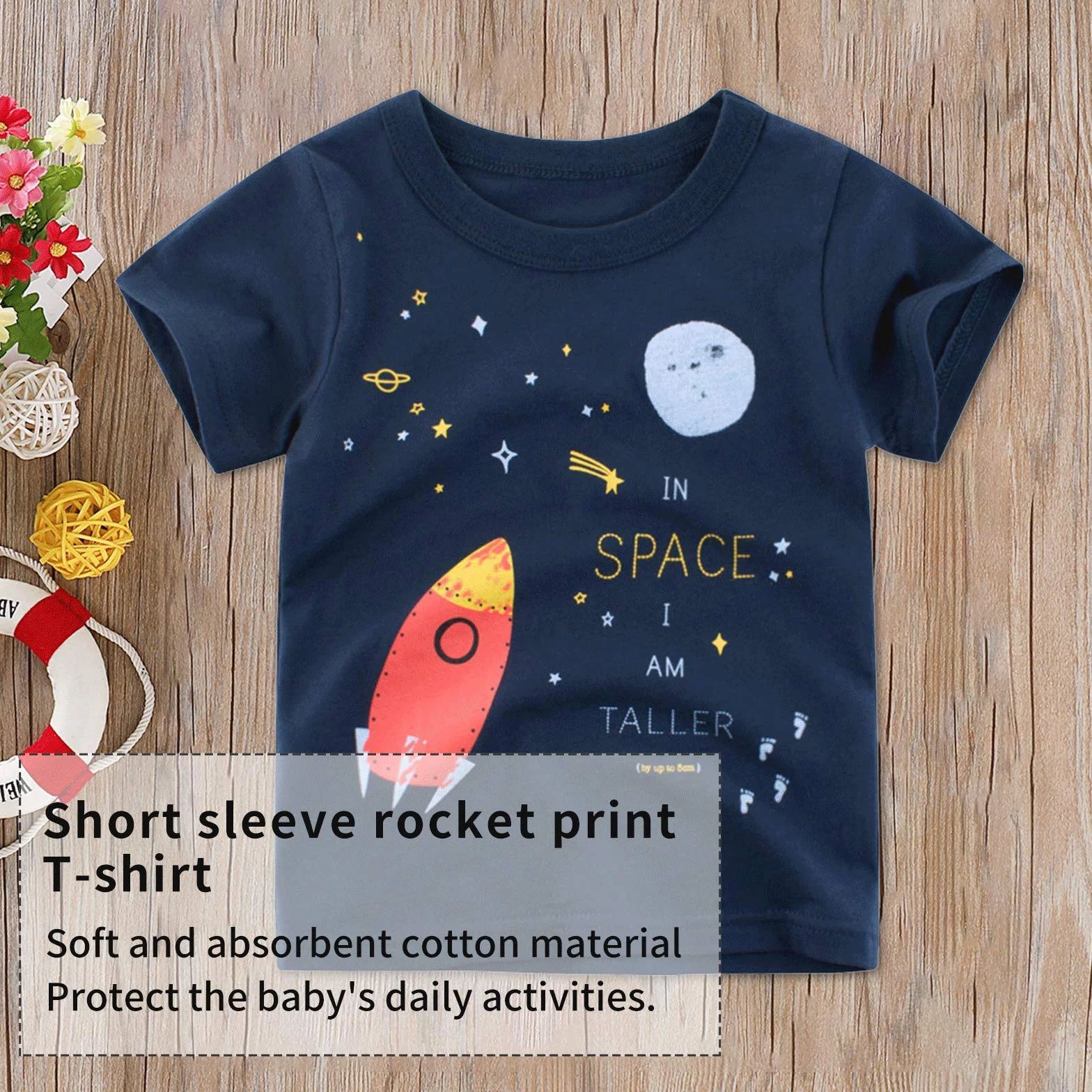 T-shirt dziecięcy, bawełniany, z uroczym wzorem zwierzęcym z kreskówek, uniseks, dla dzieci w wieku 1-7 lat