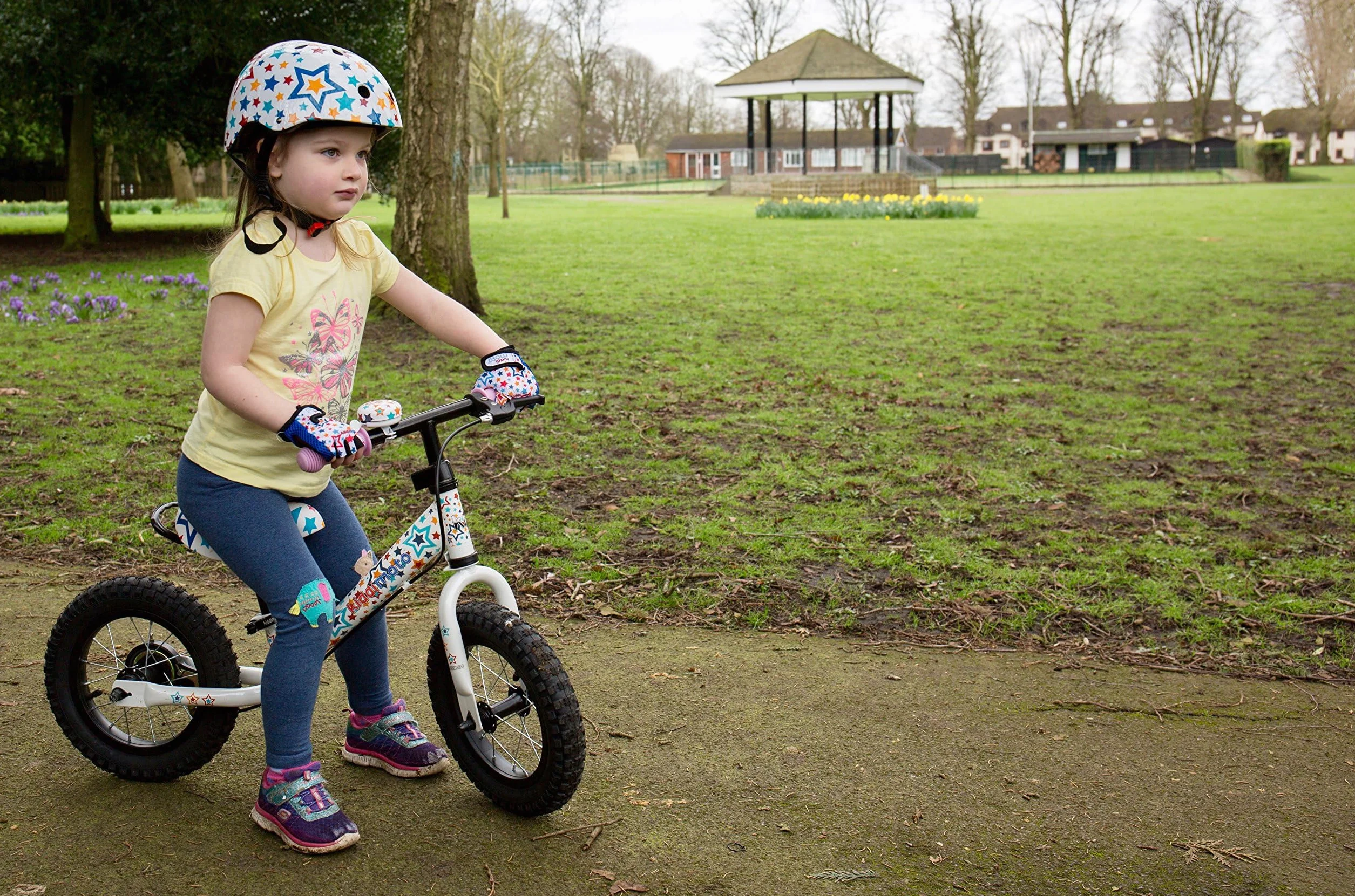 Kiddimoto Dziecięce rękawiczki rowerowe dla dzieci chłopcy i dziewczęta najlepsze rękawice rowerowe dla małych dzieci w wieku 2-8 lat rękawiczki rowerowe bez palców dla młodzieży sporty takie jak MTB