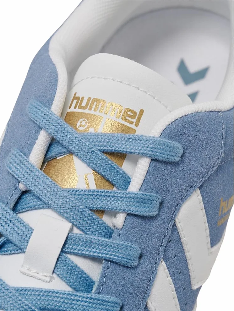 hummel Perfekt CL Handball Sneaker buty zamszowe 226217 niebieskie