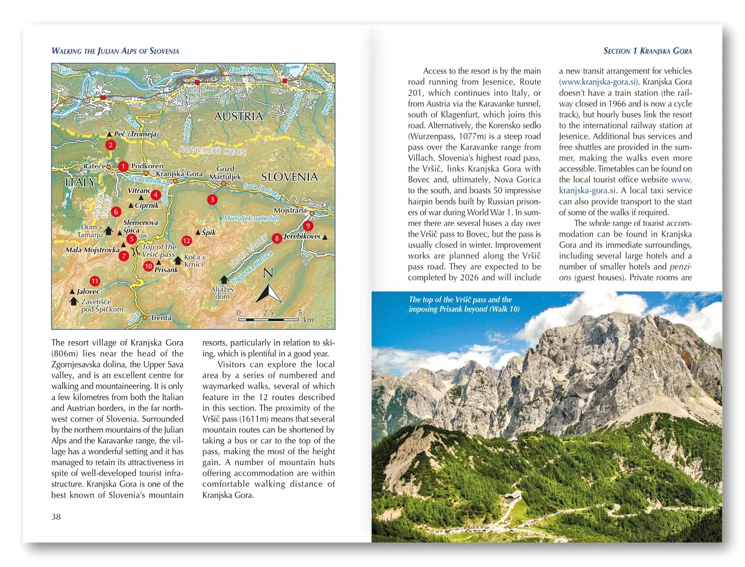 Walking the Julian Alps of Slovenia: Mountain Walks and Short Treks