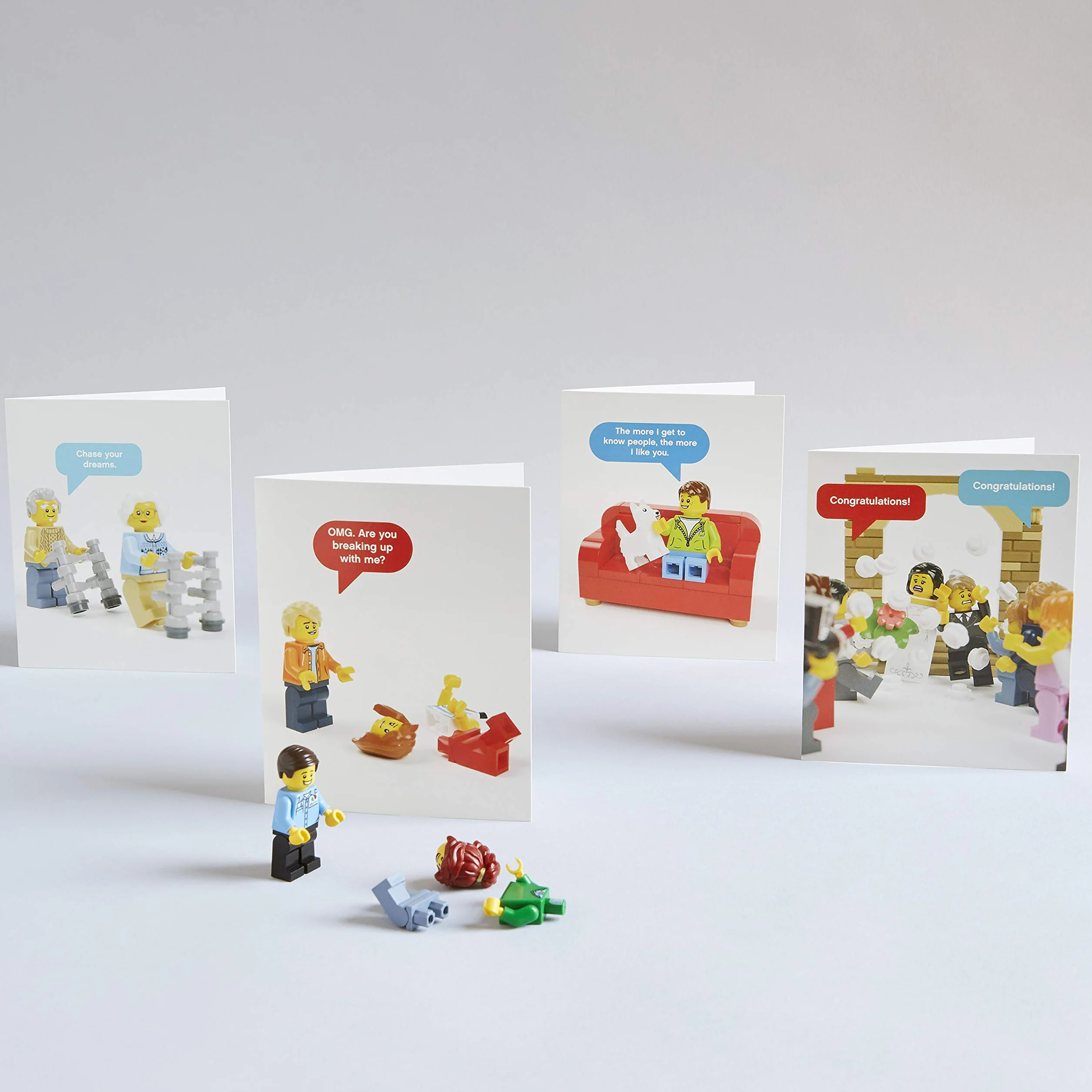 LEGO® Minifigure Notes: 20 Notecards and Envelopes