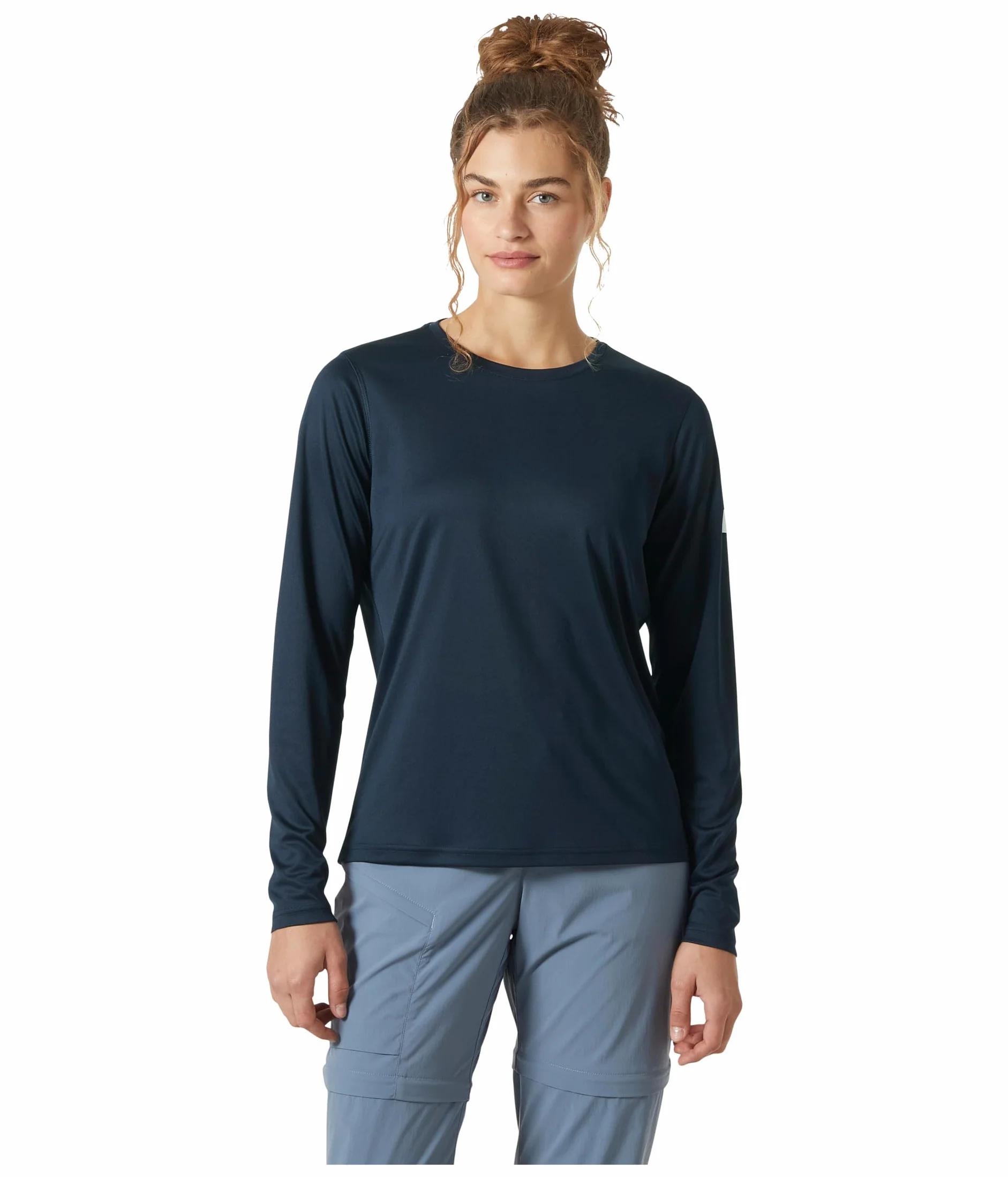 Helly Hansen Damska W HH Tech Crew LS 2.0, granatowa, L