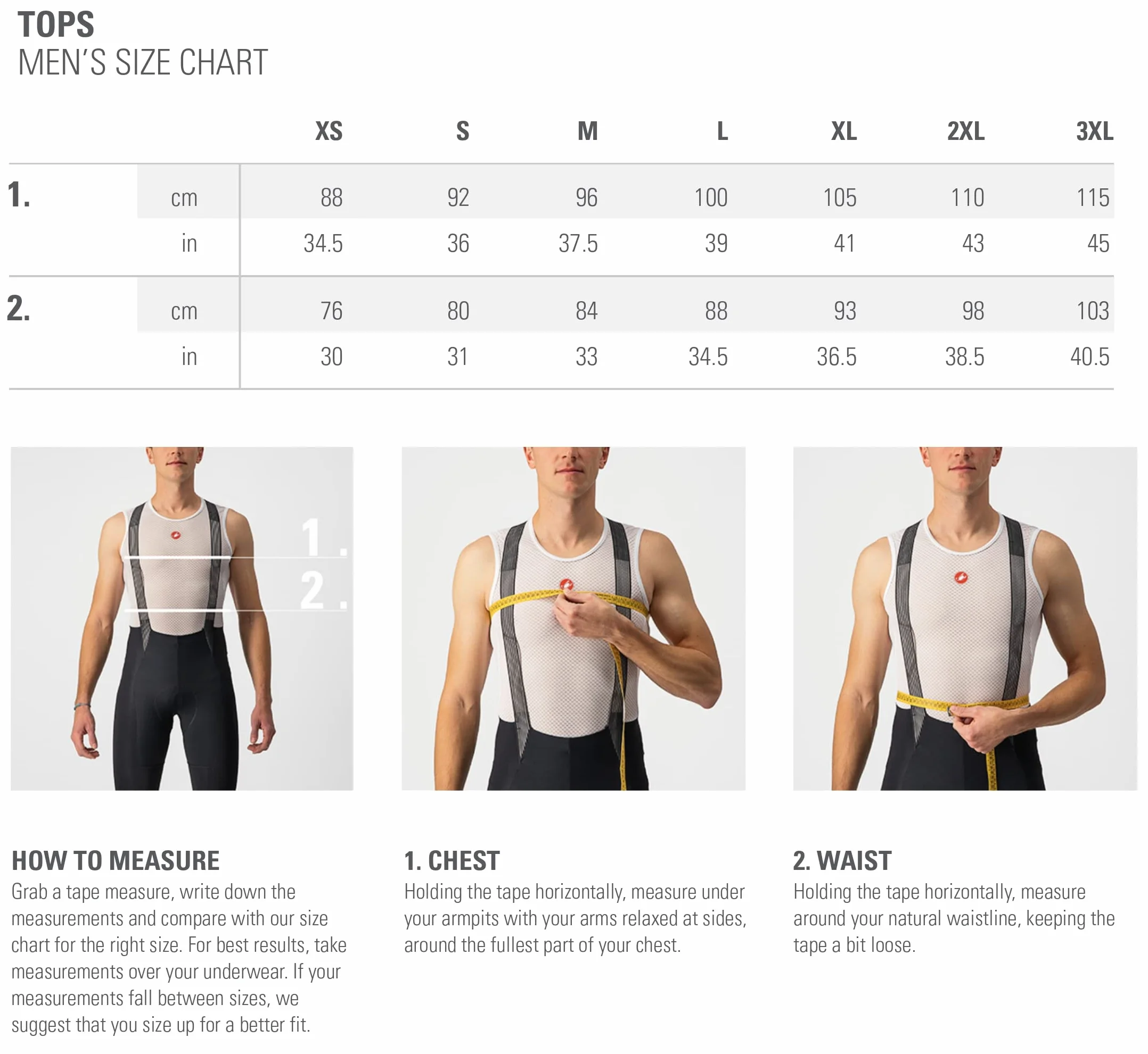 CASTELLI Kamizelka sportowa Mężczyźni Kamizelka Squadra St (1 w zestawie)