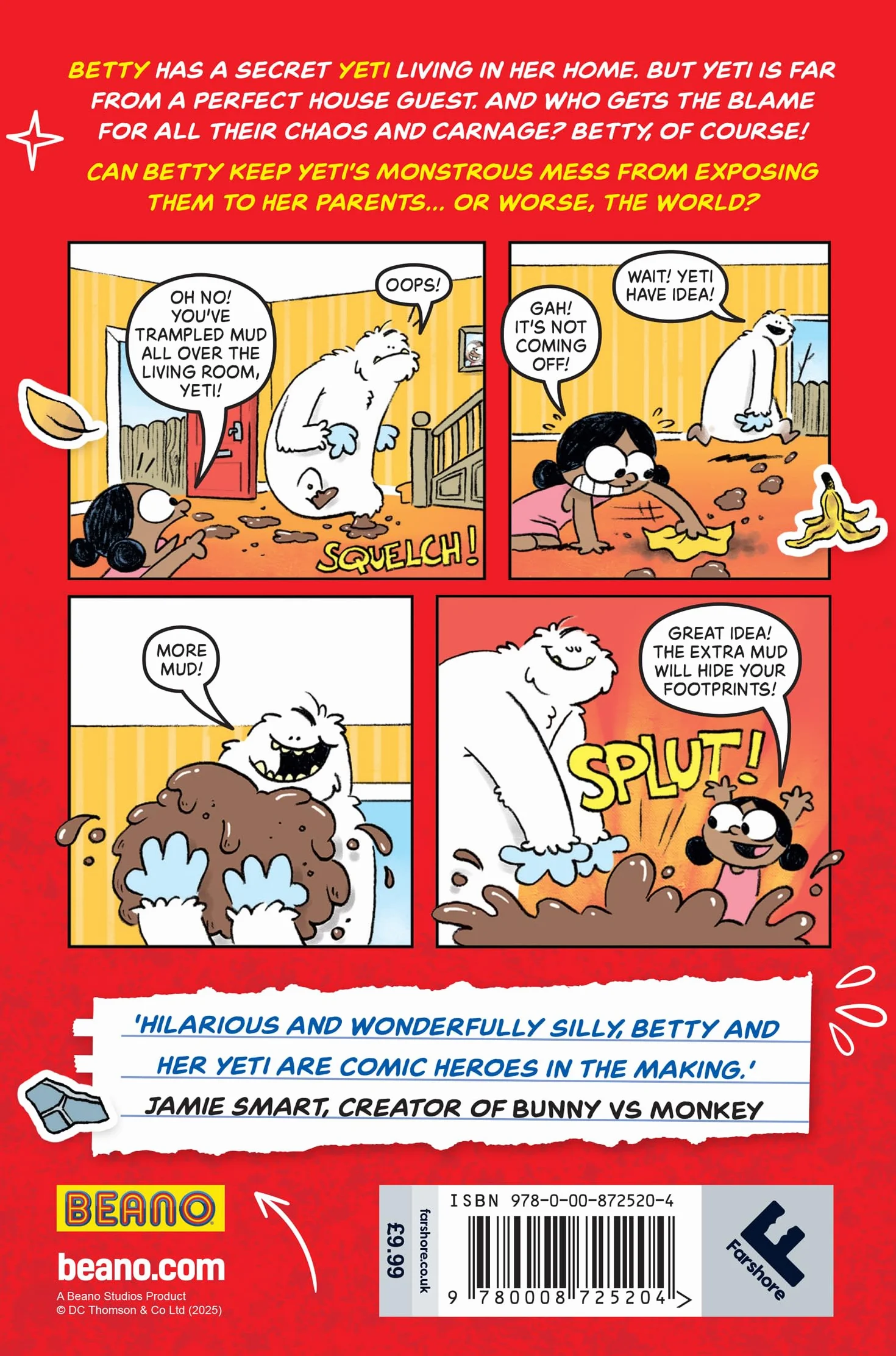 Beano Betty and the Yeti: A Monstrous Mess: Book 2 of the new official Beano children’s illustrated funny graphic novel series – perfect for kids aged 6, 7, 8, 9, and 10!