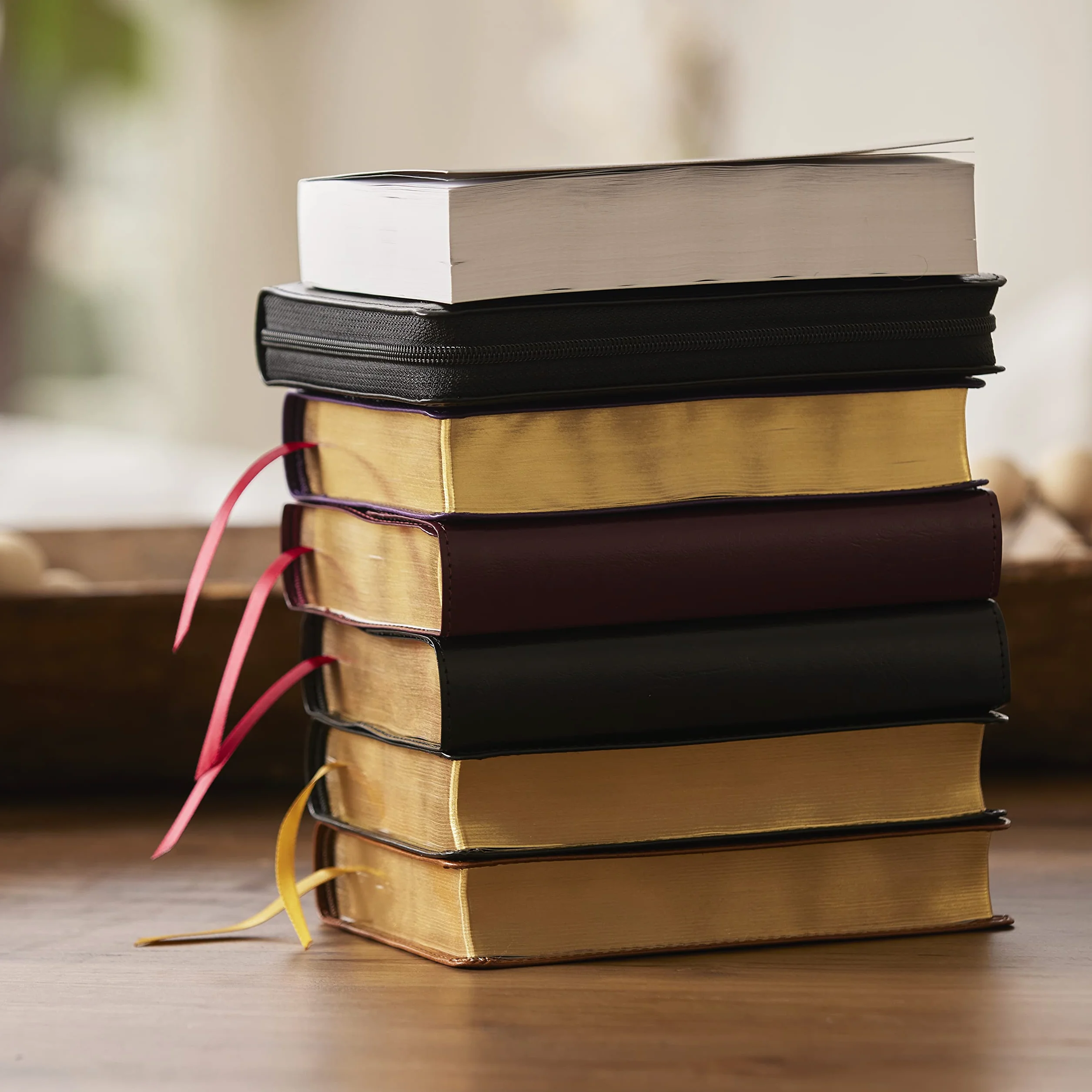 NKJV Compact Paragraph-Style Bible W/ 43,000 Cross References, Brown Leathersoft, Red Letter, Comfort Print: Holy Bible, New King James Version: Holy Bible, New King James Version