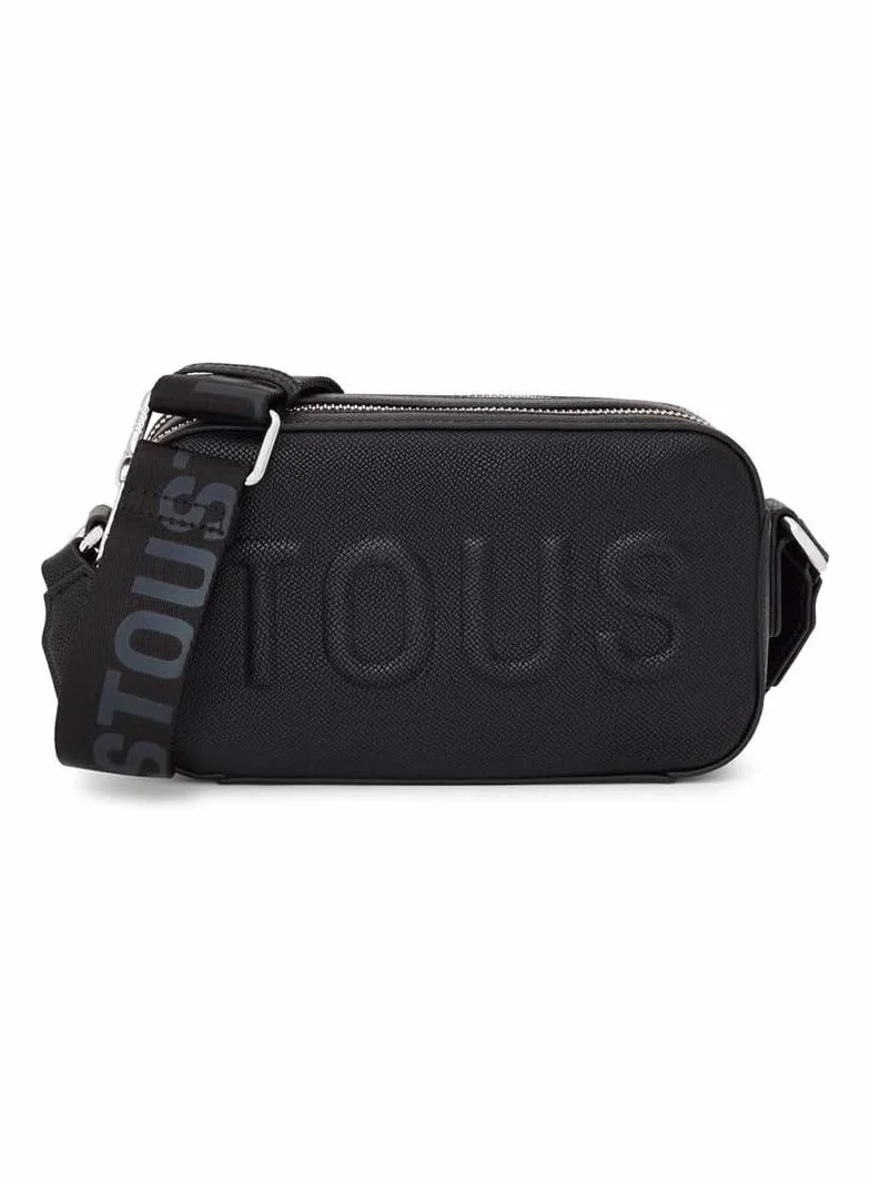 Tous Torba na ramię Reporter T LA Rue New Czarny, Torebka damska, Czarny (Black)