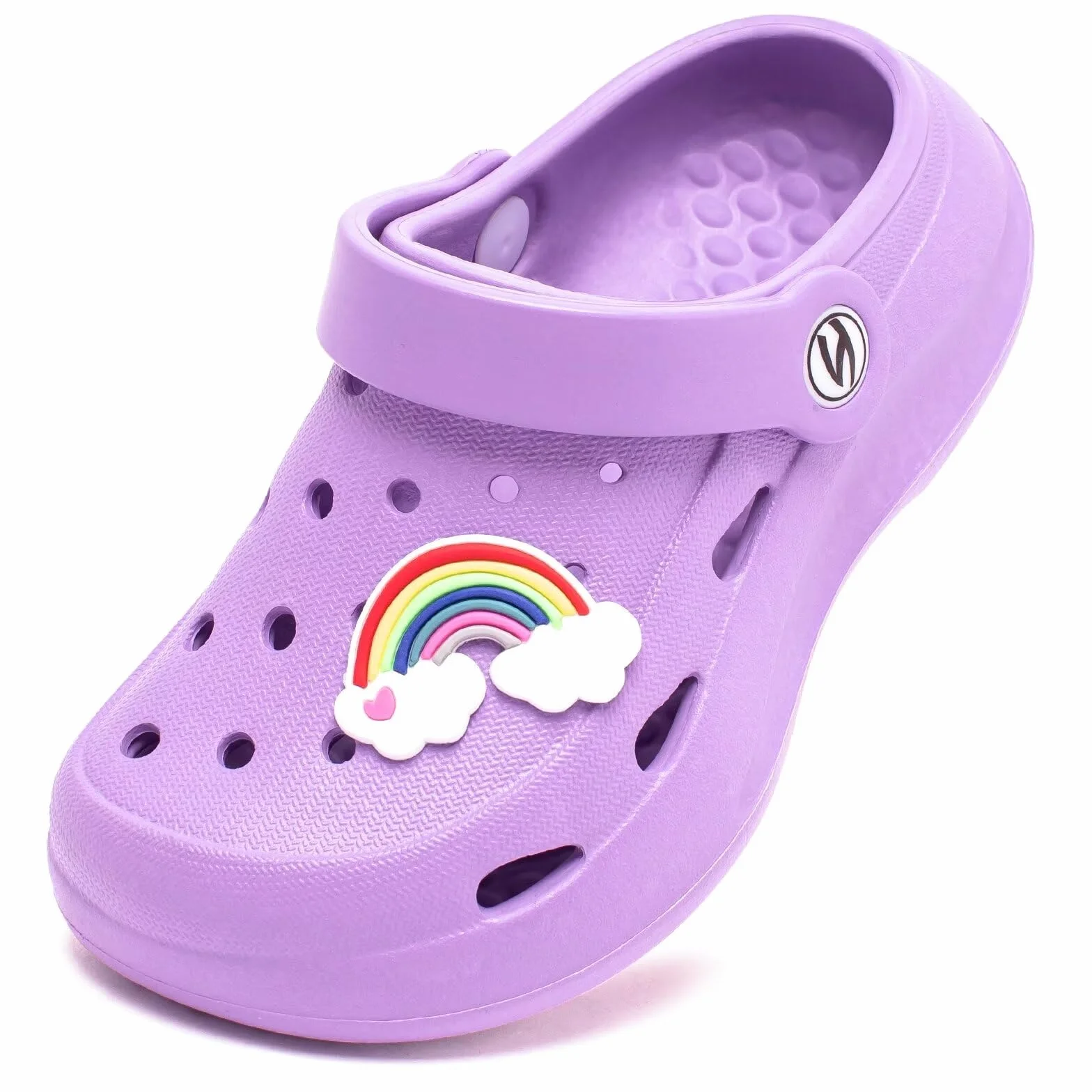HOBIBEAR Unisex Dzieci Drewniaki Klasyczne Buty Ogrodowe Dziewczęta Chłopcy Plażowe Sandały