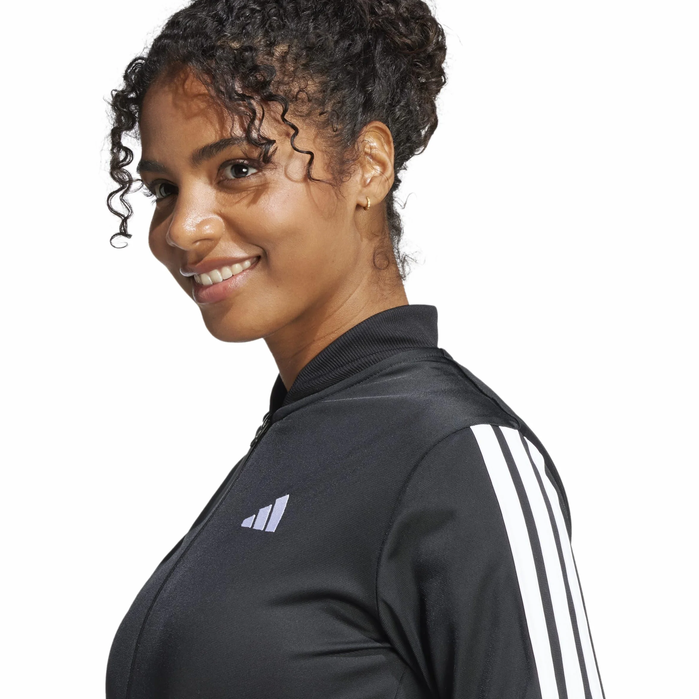 adidas Kobiety ESSENTIALS 3-STRIPES TRACKSUIT, Black, XXS