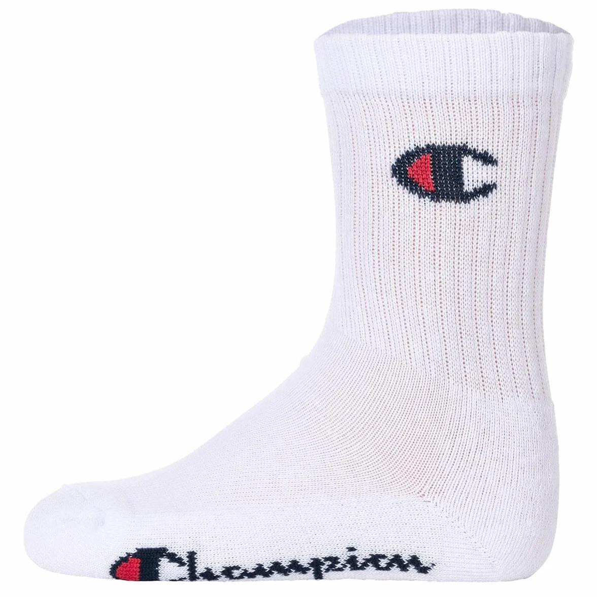 Champion Core- Junior 6PP Załoga Skarpetki dziecięce, Biały, 27-30