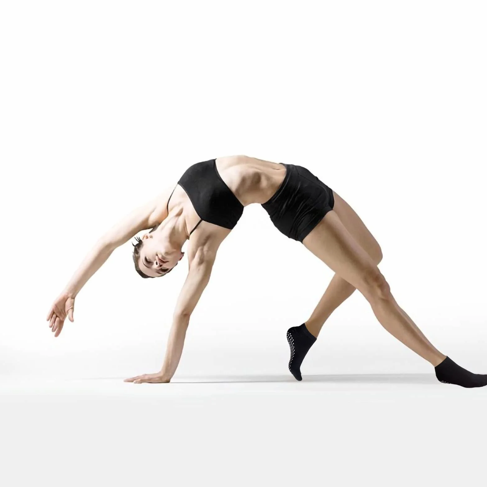 KEYRI Antypoślizgowe skarpetki dla kobiet i mężczyzn skarpetki do jogi Pilates do sztuk walki Fitness taniec batony gimnastyczne skarpety pilates skarpetki bez palców bez palców jeden rozmiar