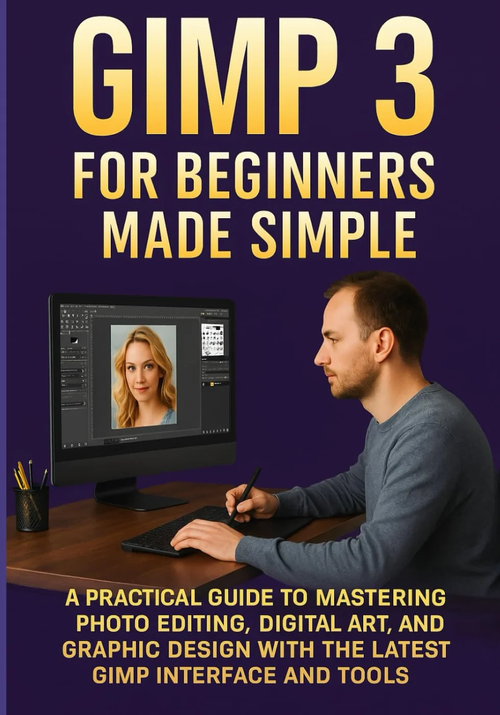 GIMP 3 FOR BEGINNERS MADE SIMPLE: A Practical Guide to Mastering Photo Editing, Digital Art, and Graphic Design with the Latest GIMP Interface and Tools