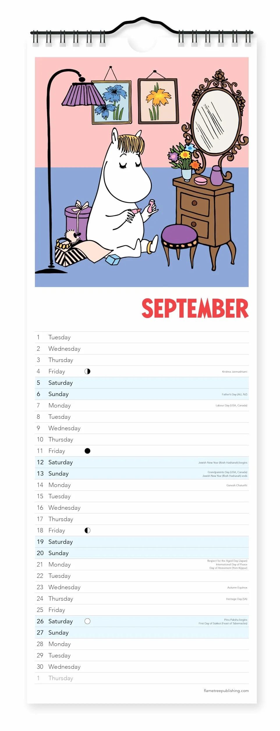 Moomin Slim Calendar 2026 (Art Calendar)