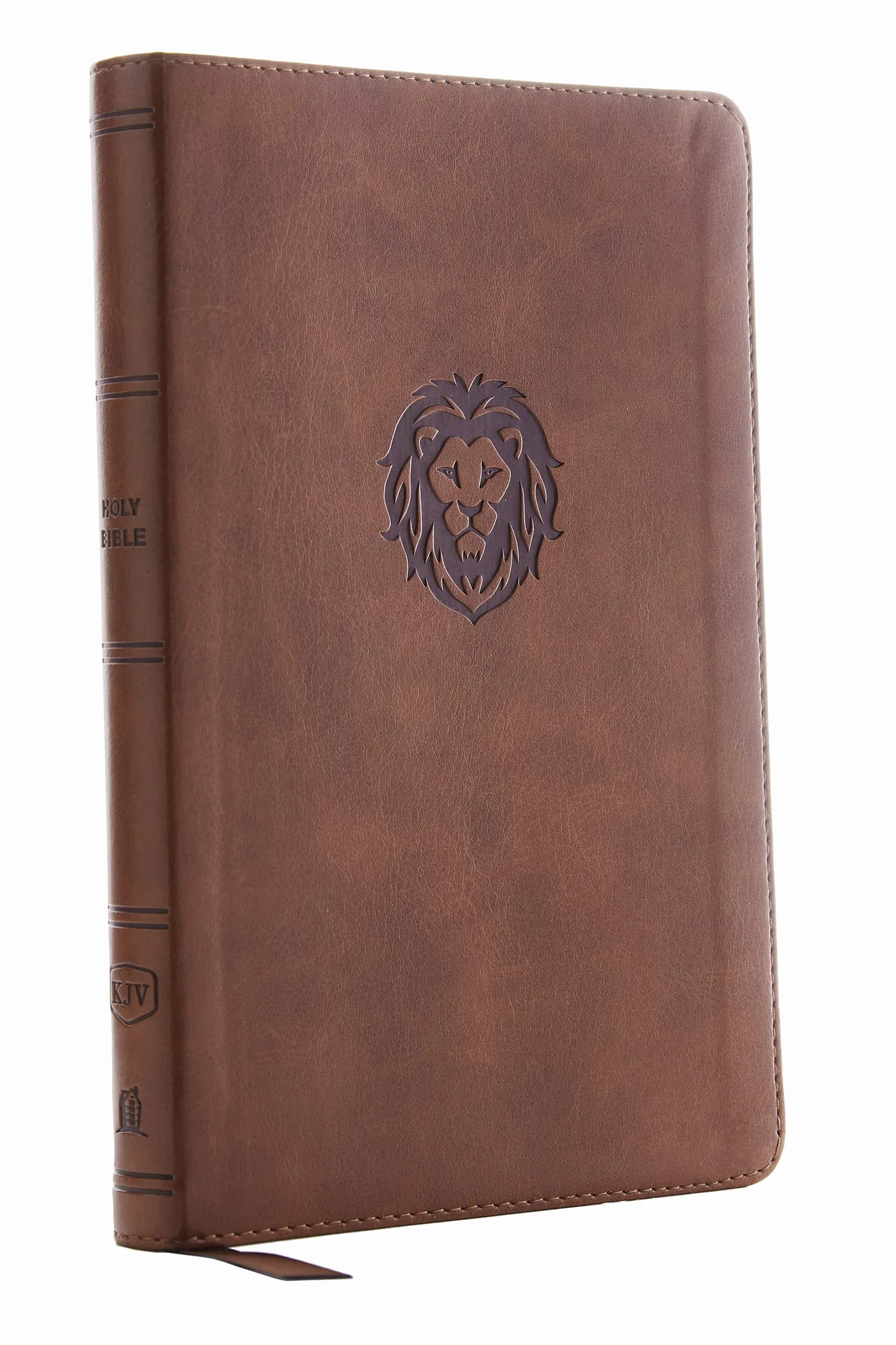 Kjv, Thinline Bible Youth Edition, Leathersoft, Brown, Red Letter Edition, Comfort Print: Holy Bible, King James Version