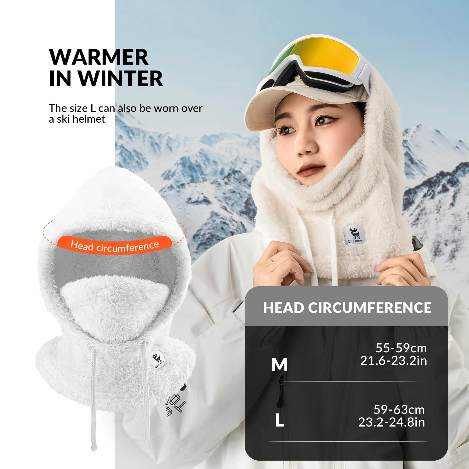 Kominiarka Narciarska Zimowa Ciepła Maska Przeciwdeszczowa Kominiarka Termiczna Wiatroodporna Maska Motocyklowa do Aktywności na Outdoor Rower Snowboard na Nartach Ocieplacz na Szyję Unisex