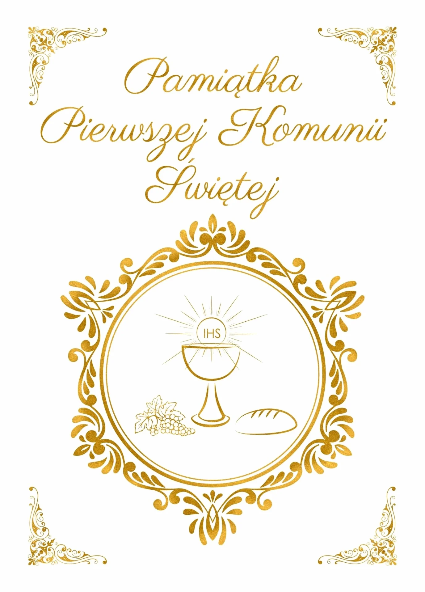 Pamiątka Pierwszej Komunii Świętej TW