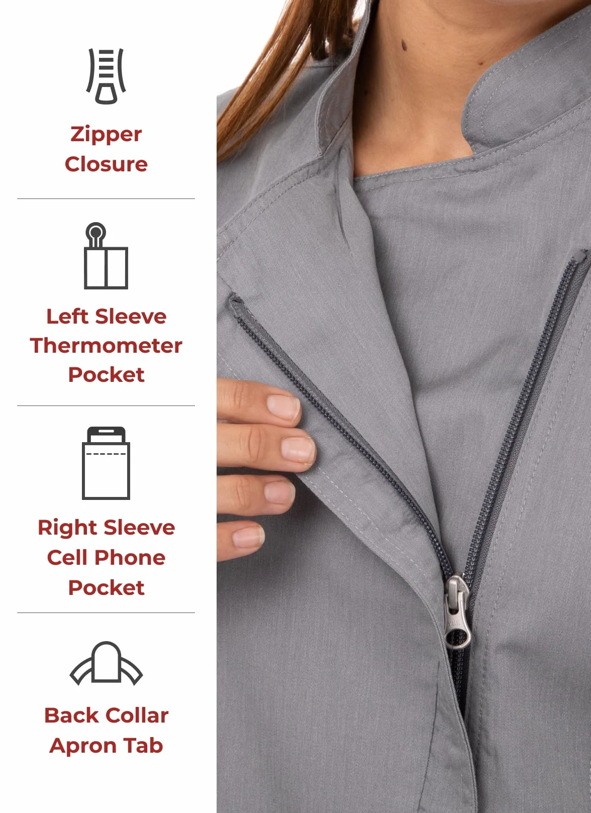Chef Works Marynarka szefa kuchni Kobiety Hartford Womens Chef Coat