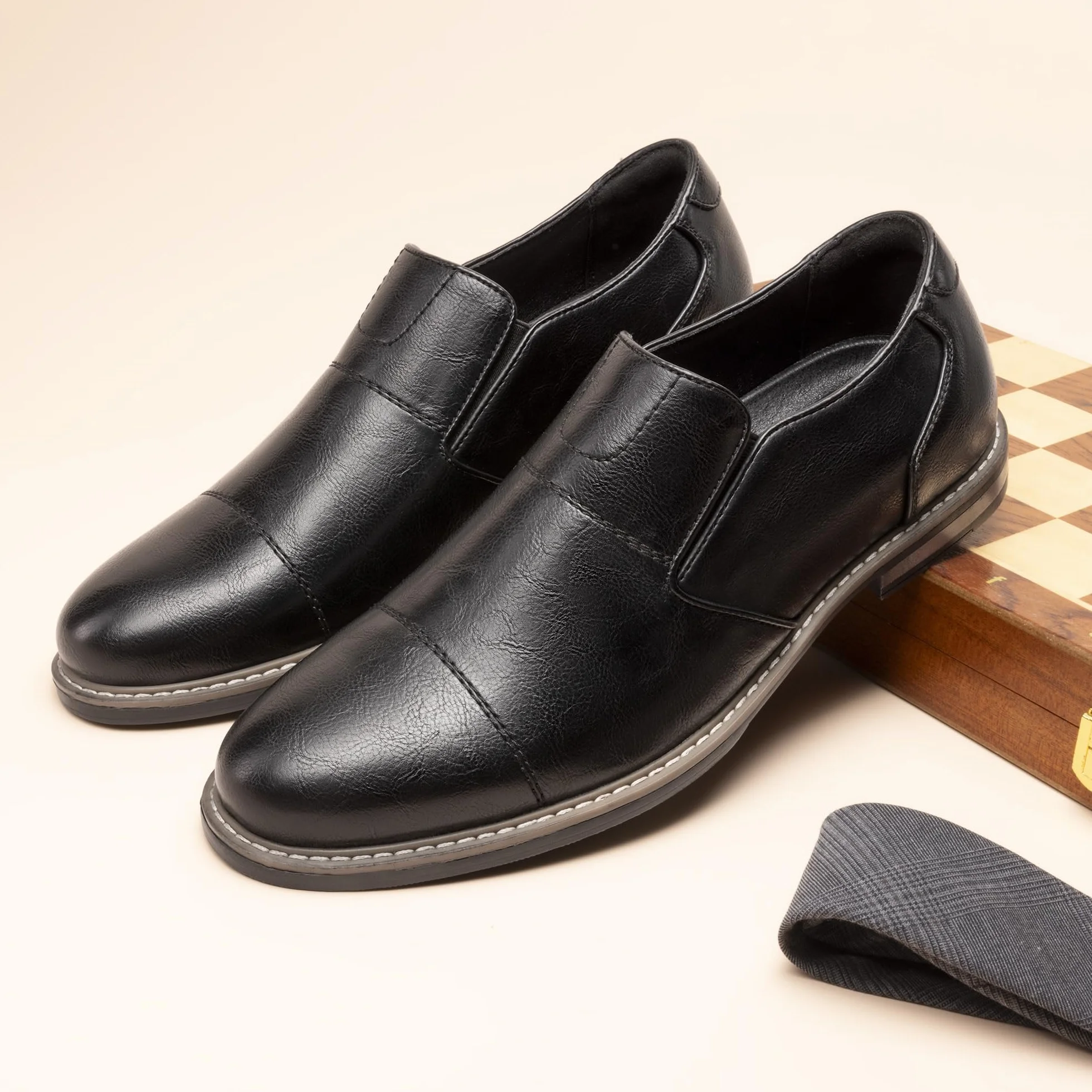 Bruno Marc Męskie buty do garnituru, mokasyny i mokasyny, męskie