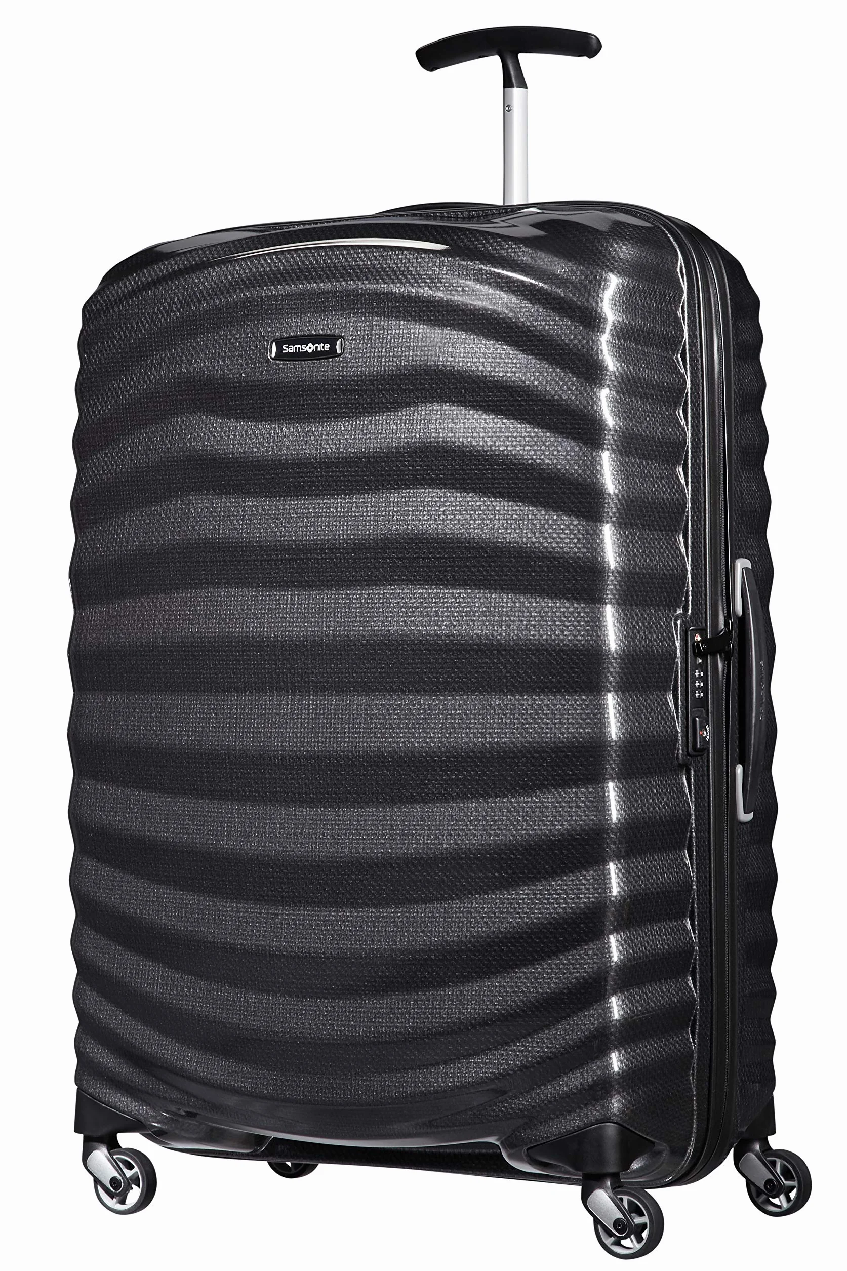 Samsonite Lite -Shock - Spinner L Suitcase, 75 cm, 98,5 L, czarny (czarny)