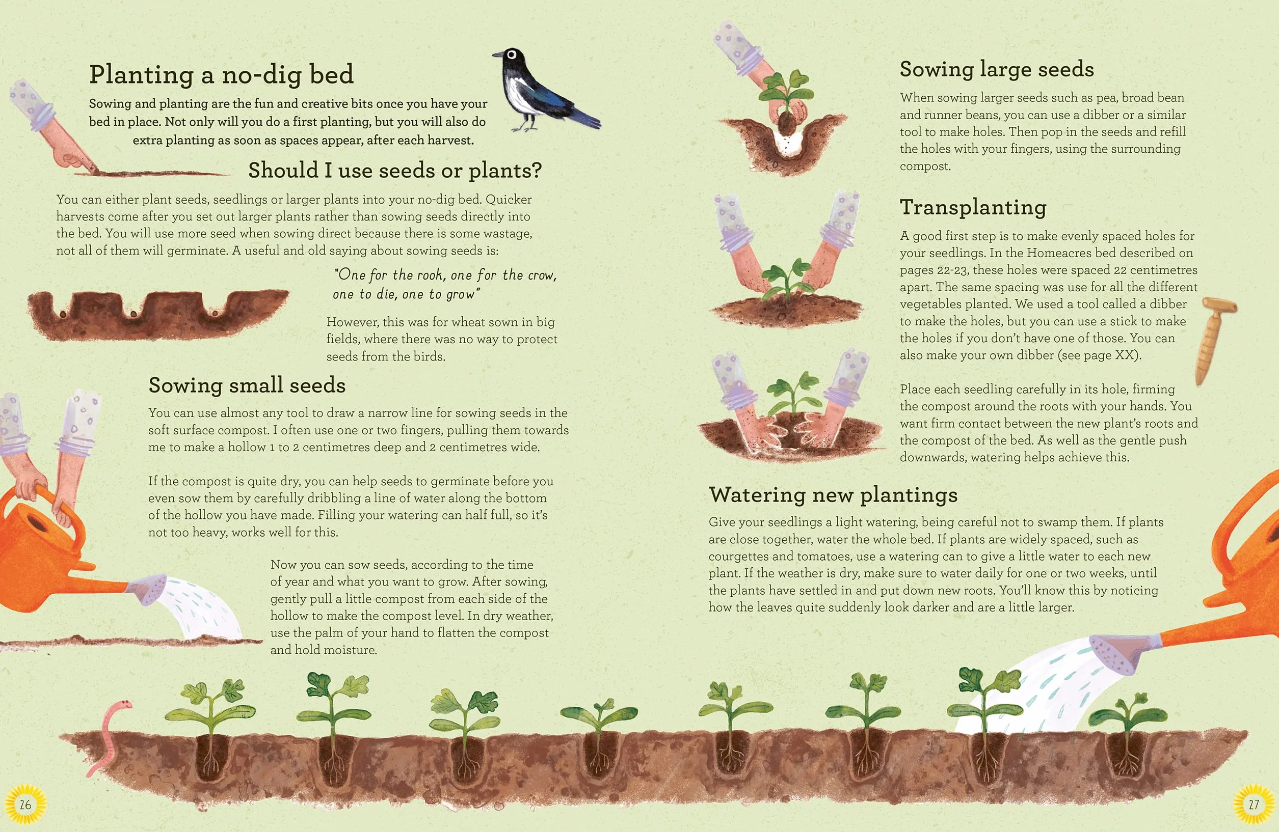 The No-Dig Children's Gardening Book: Easy and Fun Family Gardening