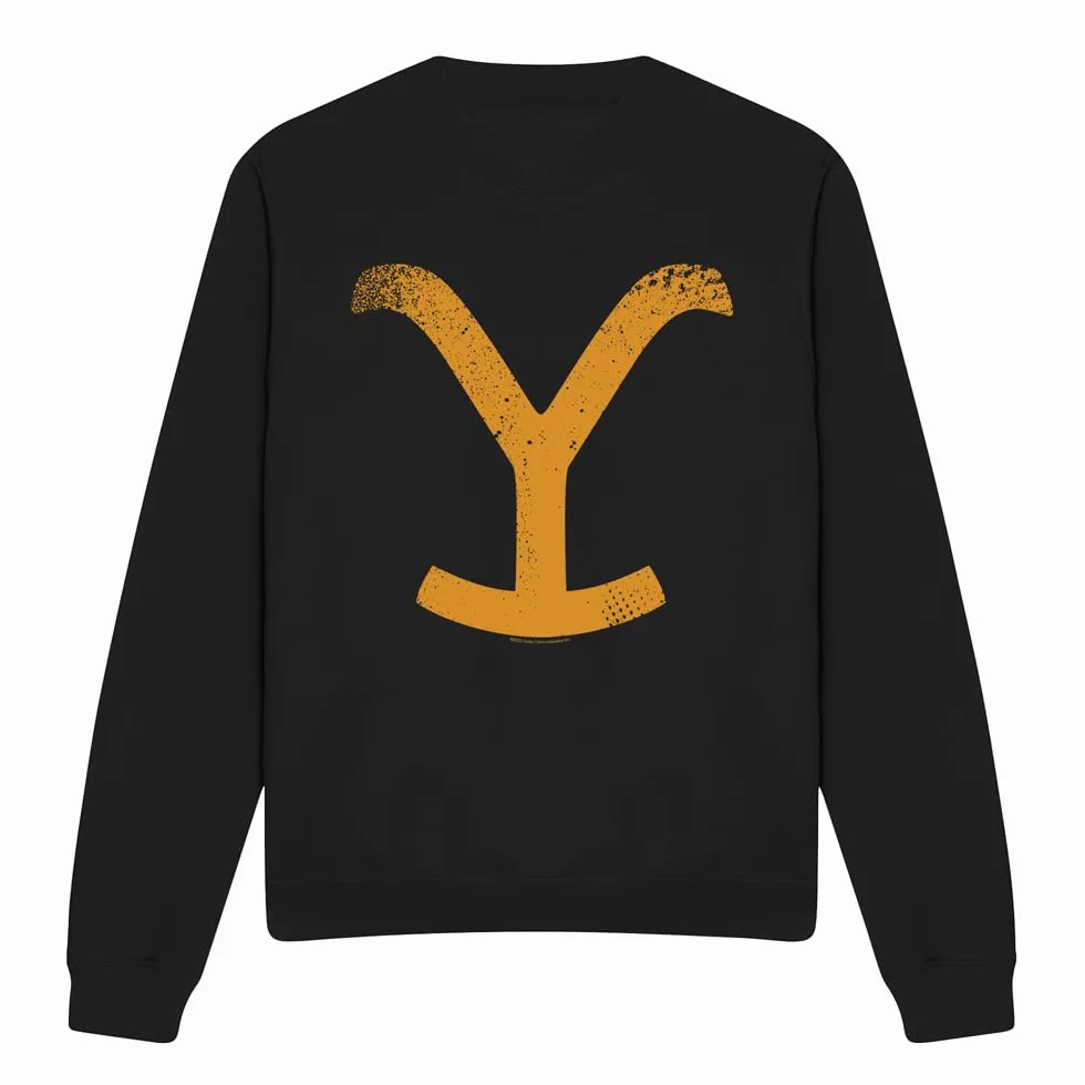 YELLOWSTONE Bluza sportowa Uniseks Yellowstone Large Brand Crew Sweatshirt