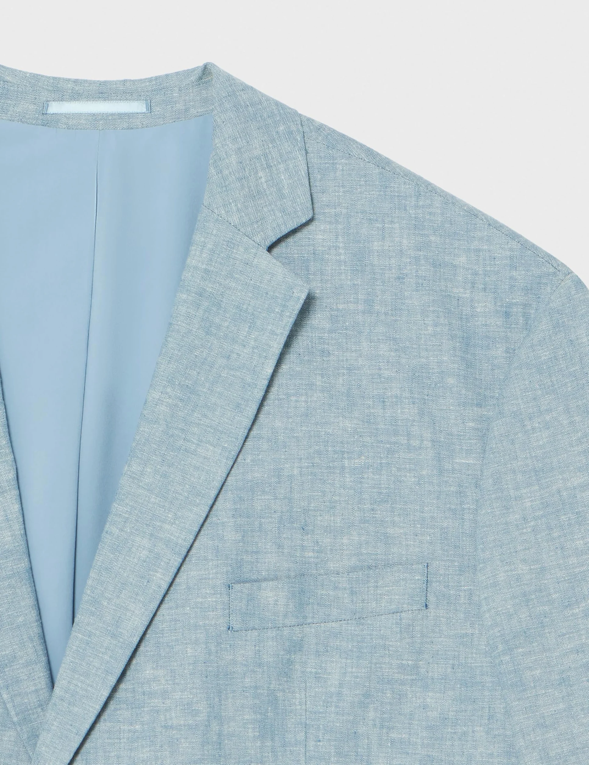 JACK & JONES Jprriviera Linen Suit Slim Fit Sn Pls garnitur męski, Troposphere/Fit: slim fit, 66 Duże rozmiary