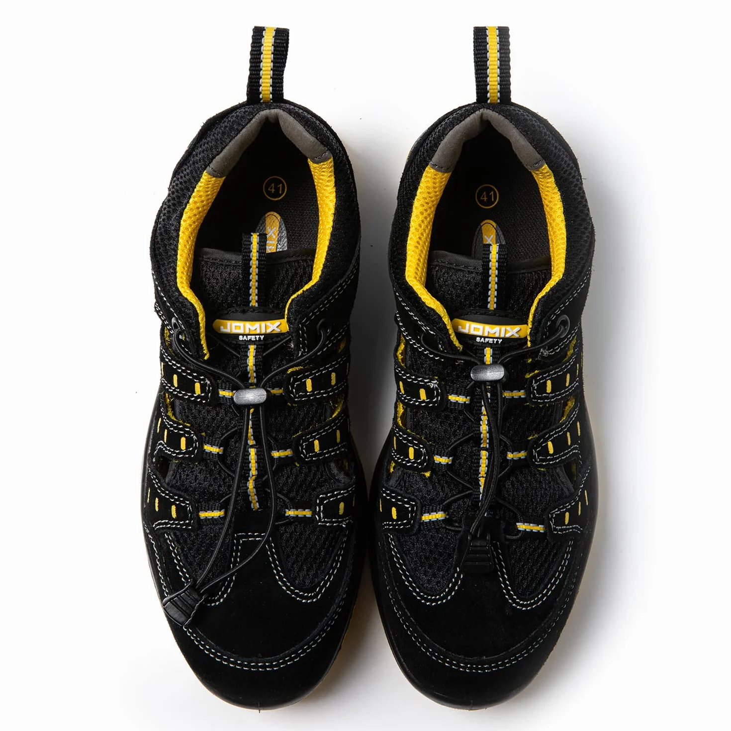 JOMIX buty antyfortunistyczne męskie letnie buty robocze damskie letnie S1 SRC, Czarny, 38 EU