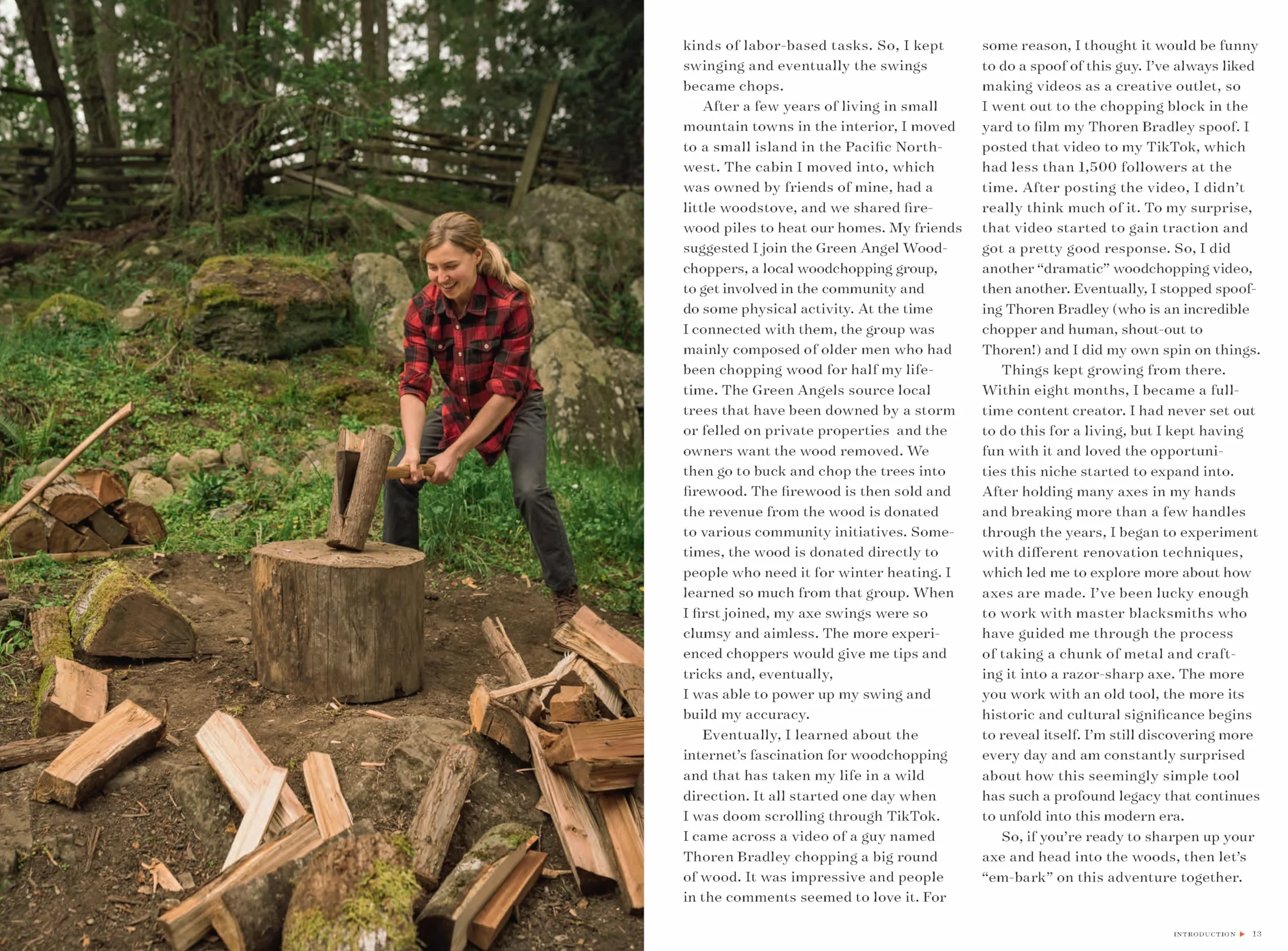 Axe in Hand: A Woodchopper's Guide to Blades, Wood, and Fire